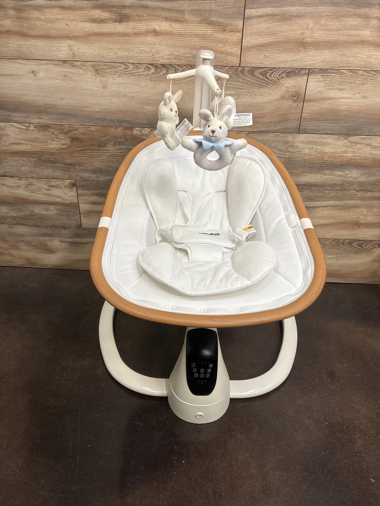 Angelbliss Electric Baby Swing with Cry Detection, White