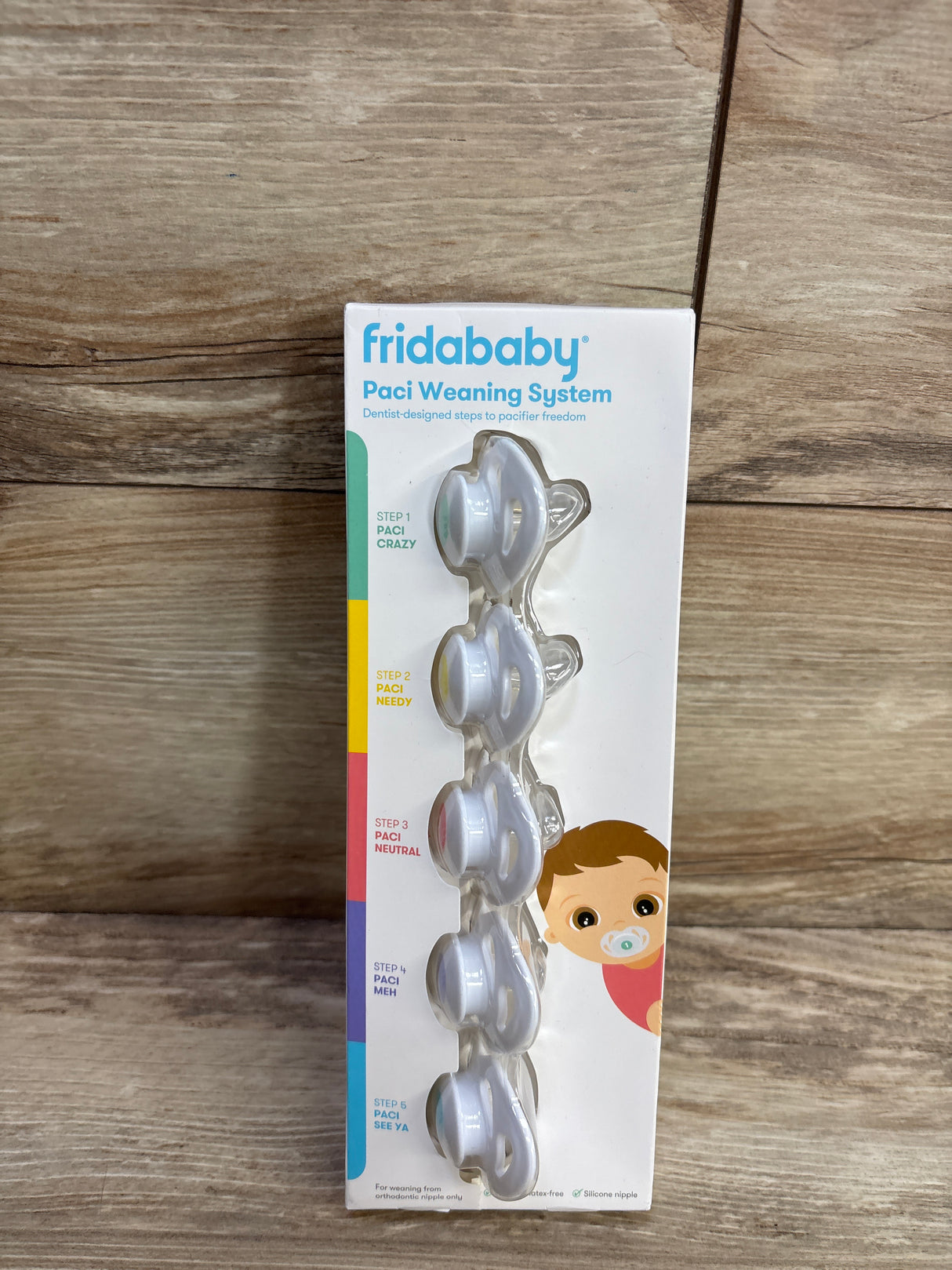 NEW Frida Baby Pacifier Weaning System 5pk