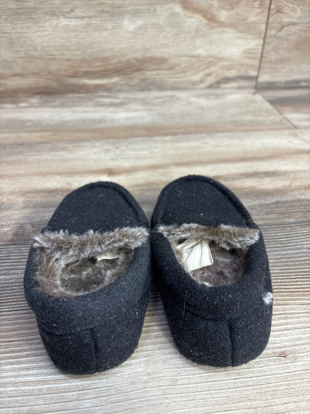 Faux Fur Lined Slippers Grey sz 5/6c