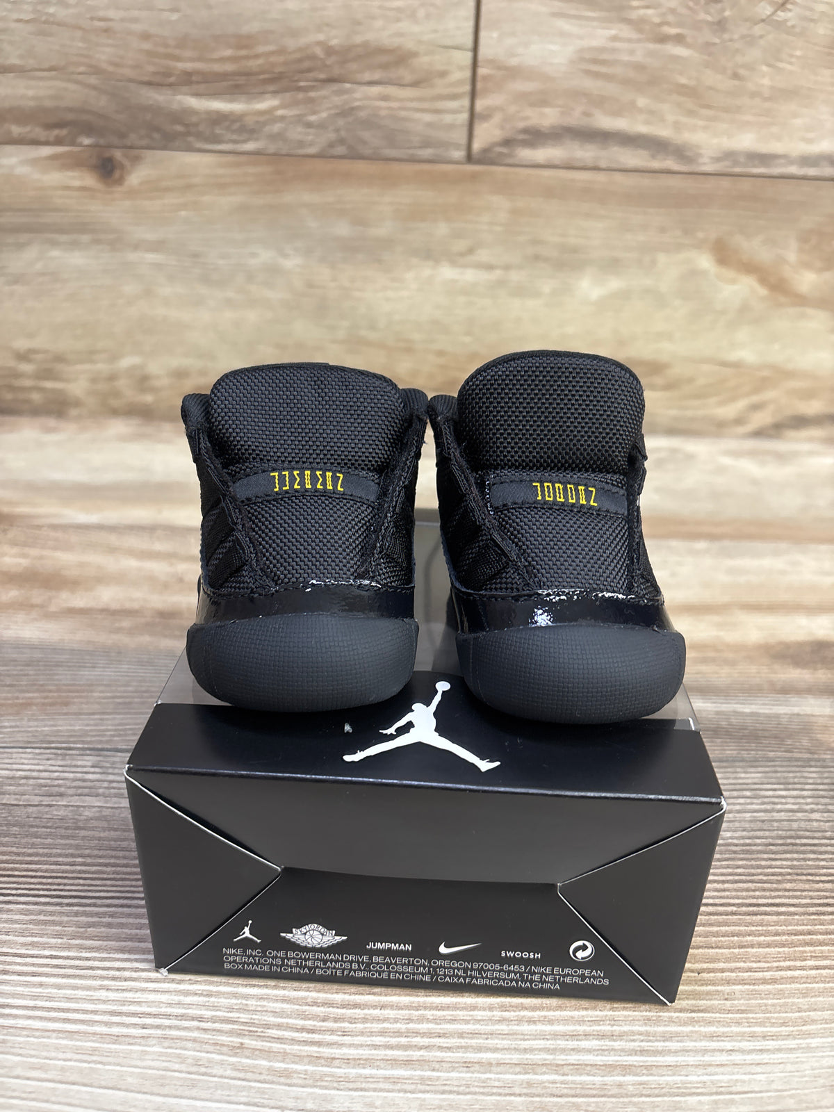 Air Jordan 11 Retro Crib Bootie 'Gamma Blue' Sneakers sz 2c