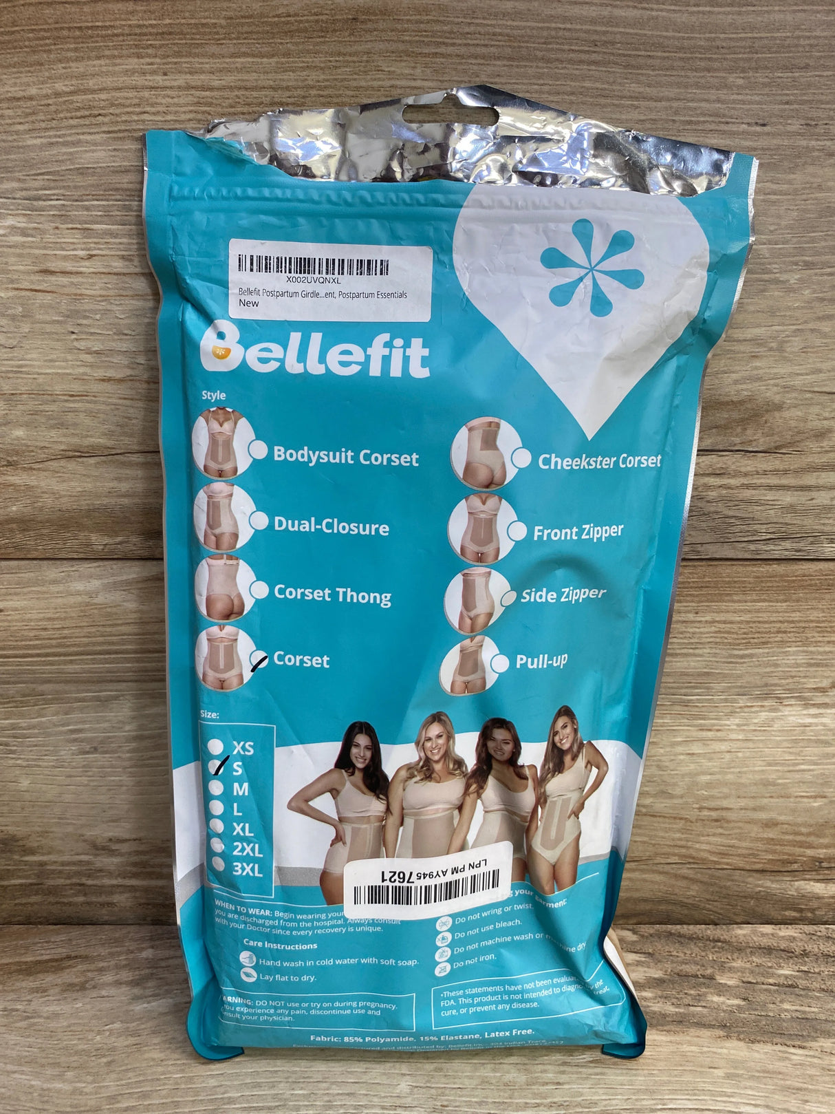 NEW Bellefit Postpartum Girdle Corset, Beige Size Small - Me n Mommy To Be