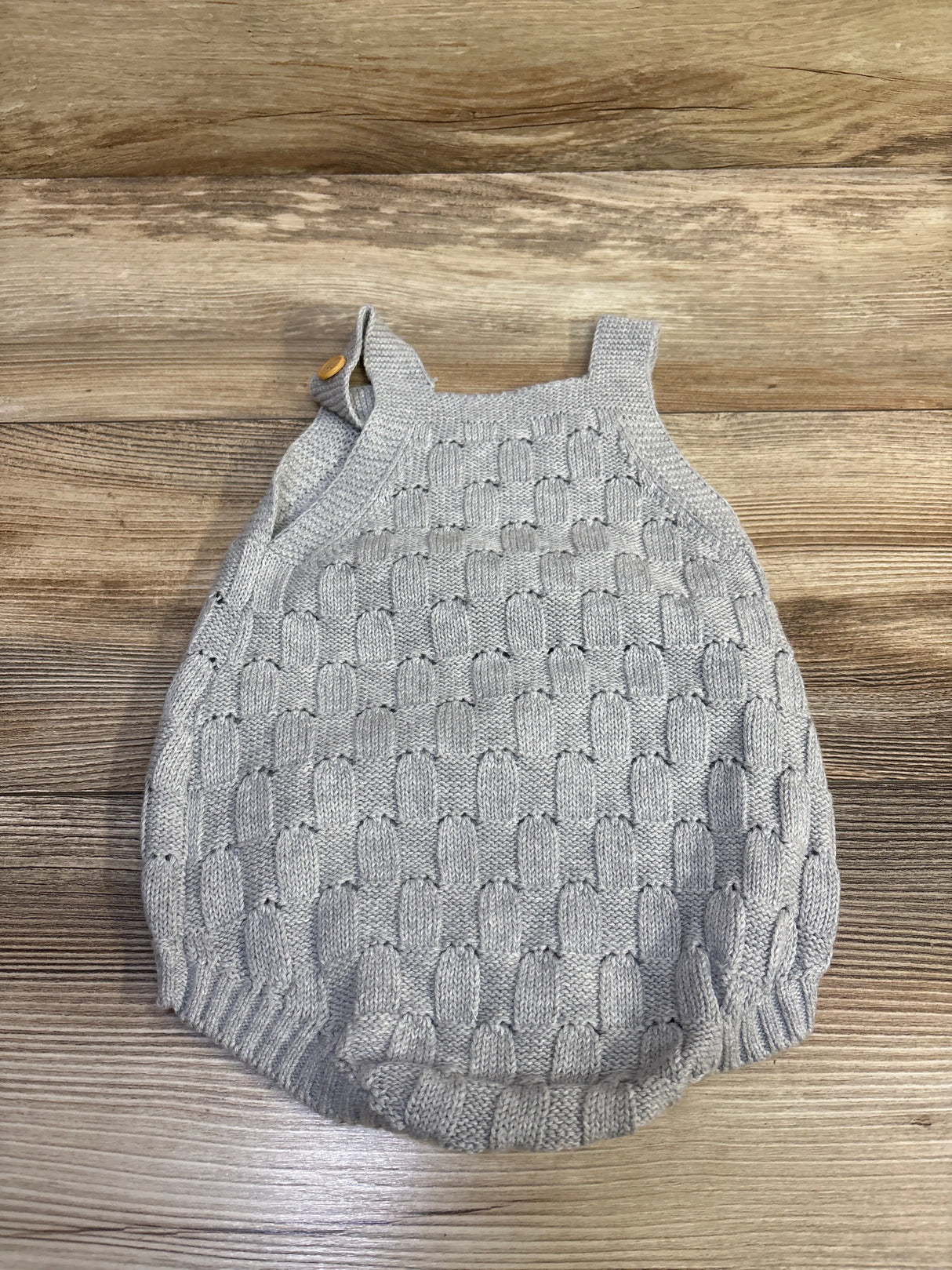 Knit Tank Bubble Romper Grey sz 9-12m