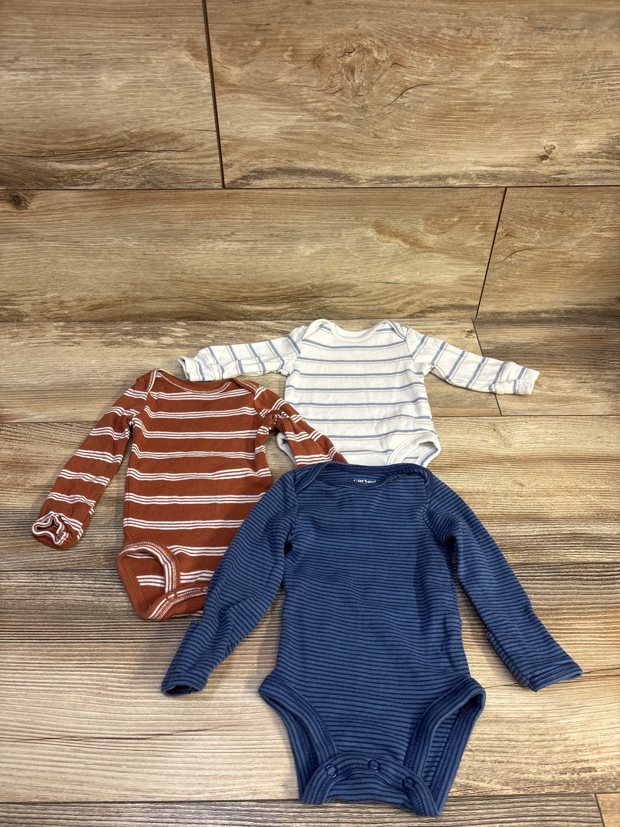 Just One You 3pk Bodysuits White sz Newborn