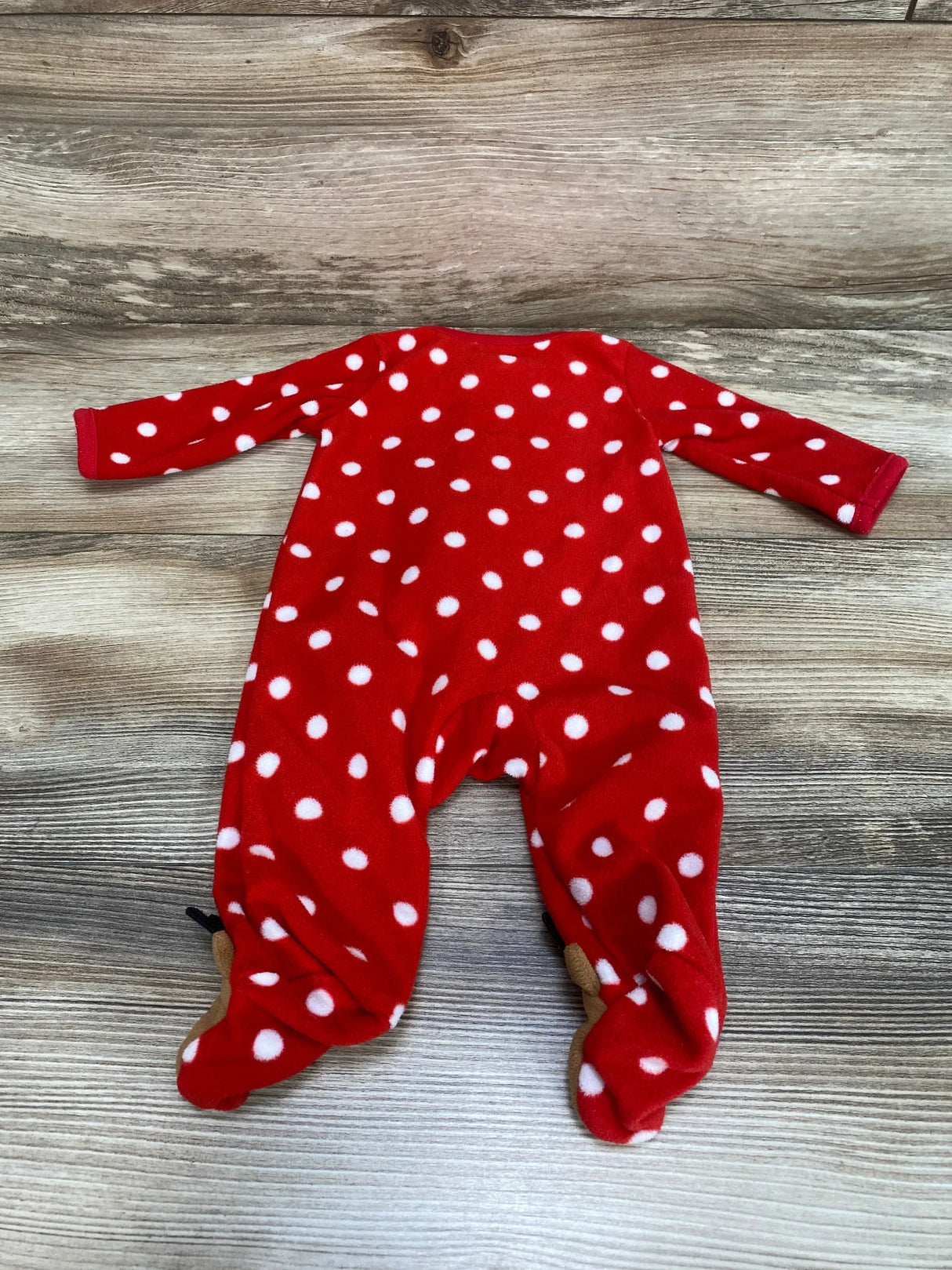 Just One You Polka Dot Blanket Sleeper Red sz Newborn - Me n Mommy To Be