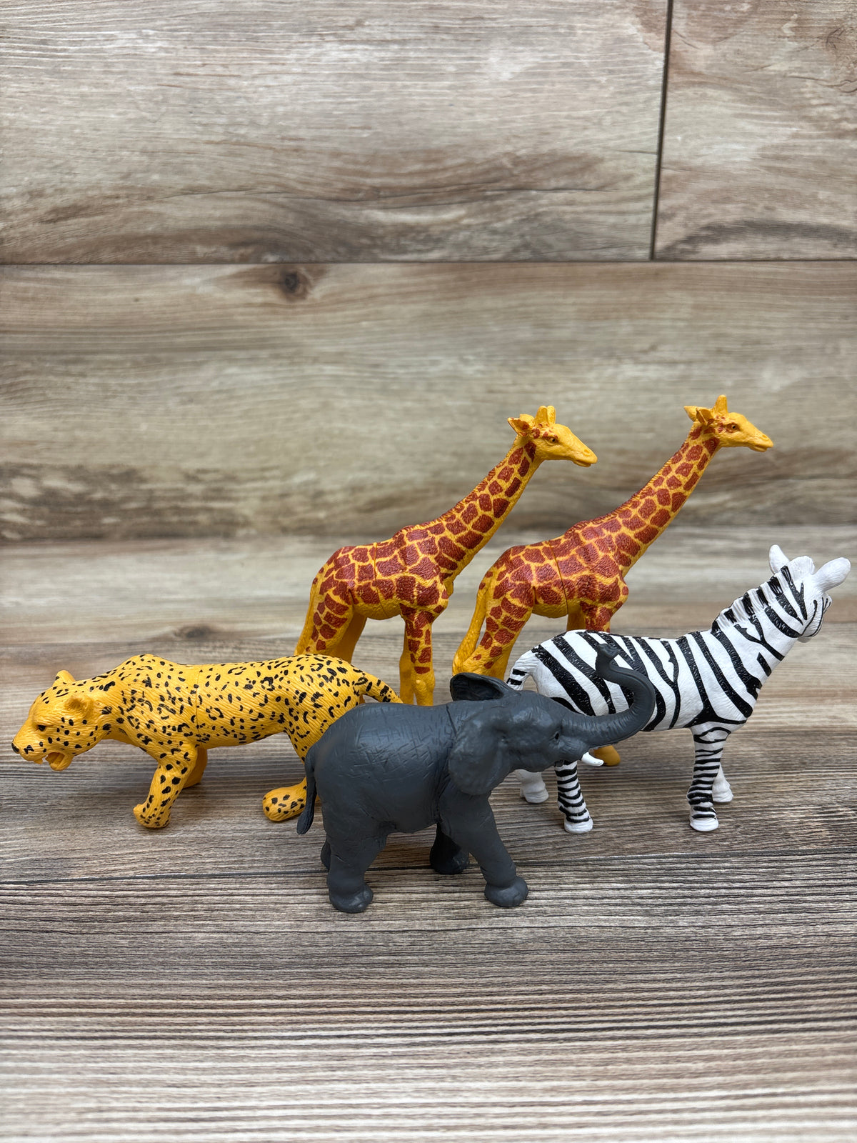 BOLZRA 5pk Safari Animal Figures