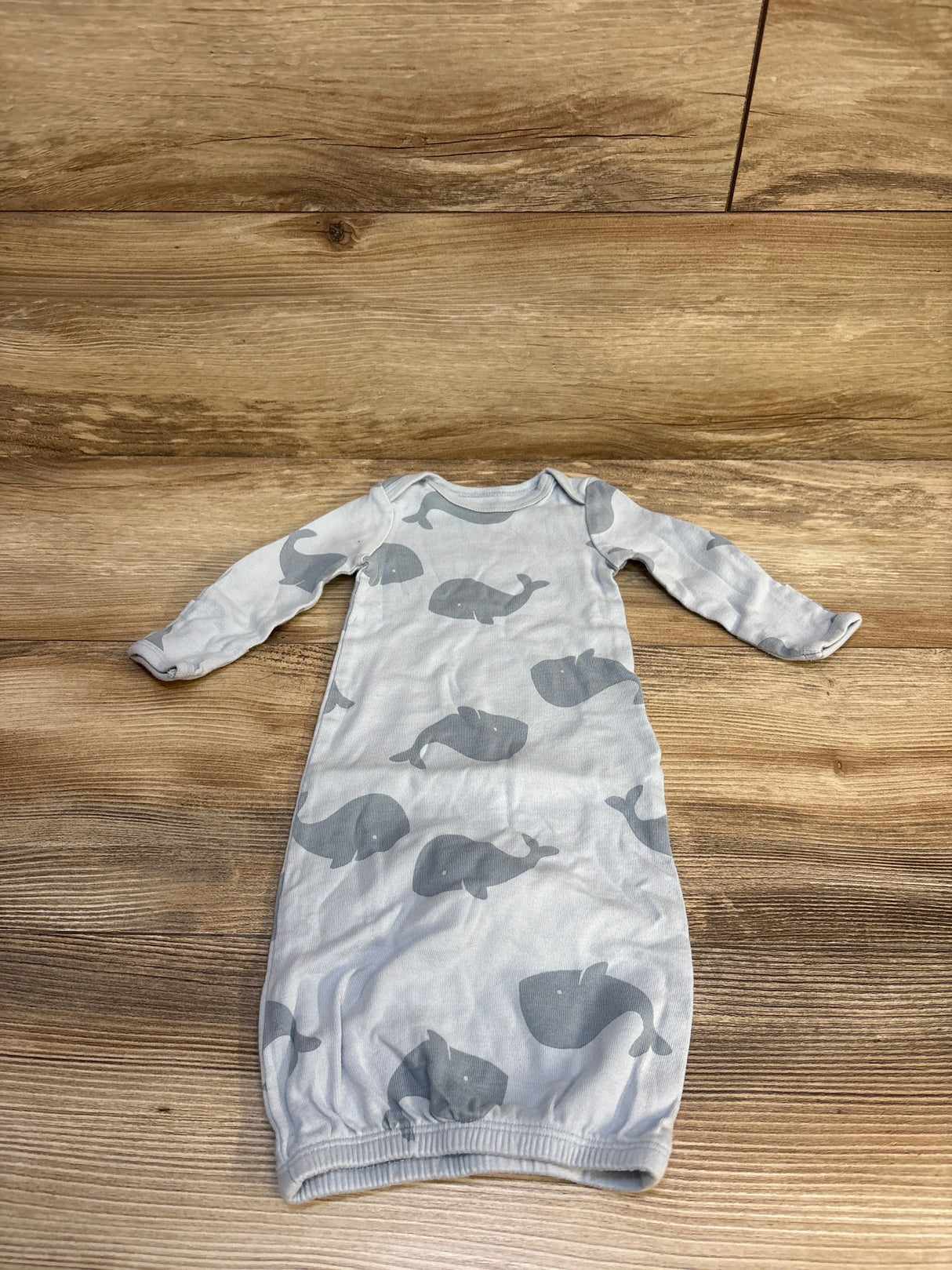 Simple Joys Whale Print Sleep Gown Blue sz Newborn