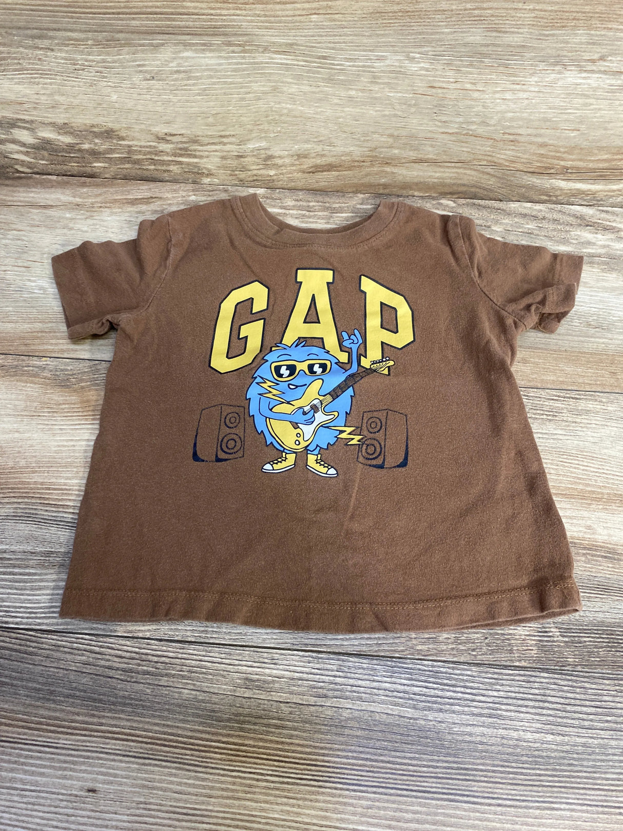 Baby Gap Logo Shirt Brown sz 2T - Me n Mommy To Be