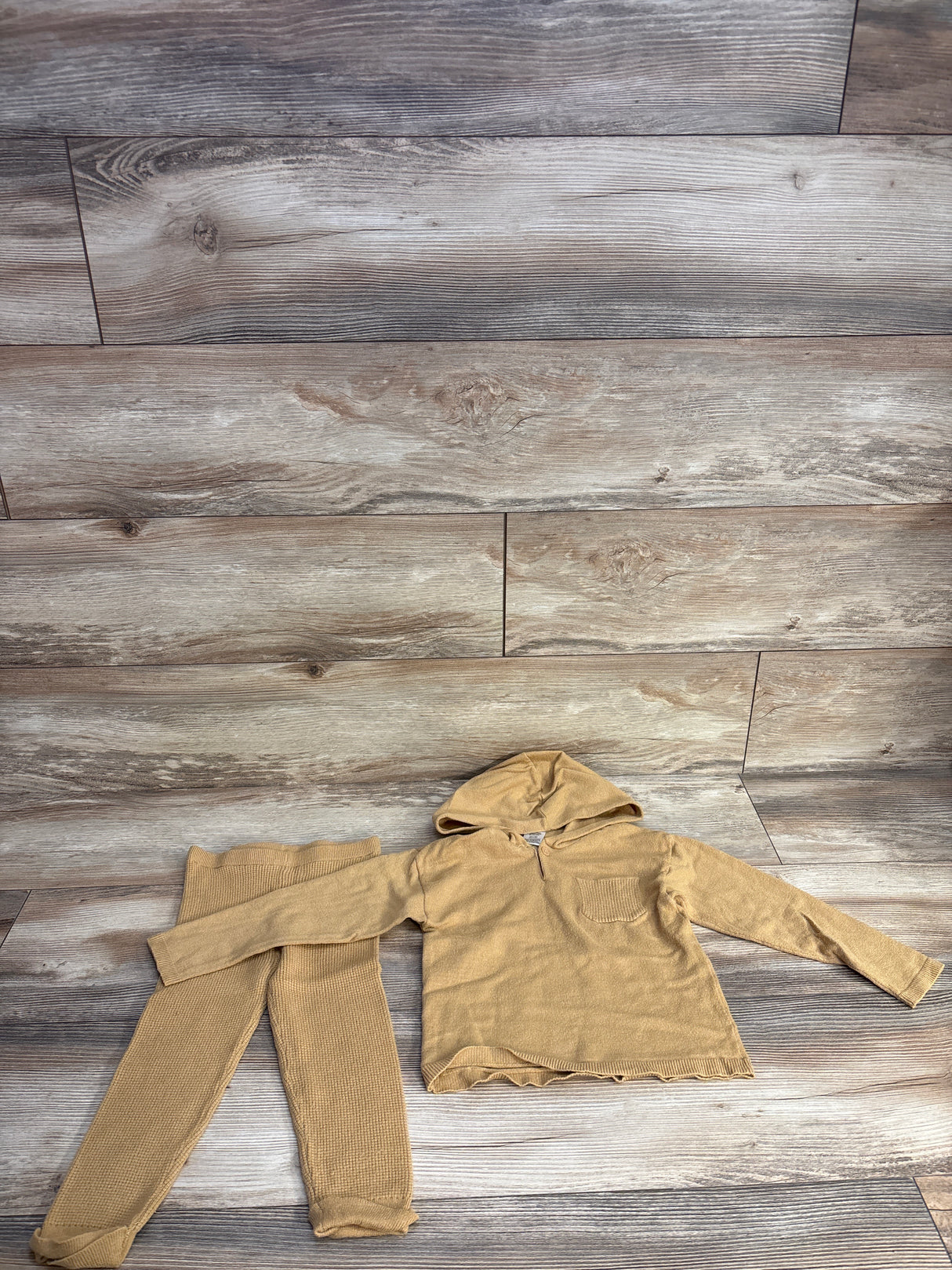 Modern Moments 2pc Hooded Pull Over & Pants Gold sz 3T
