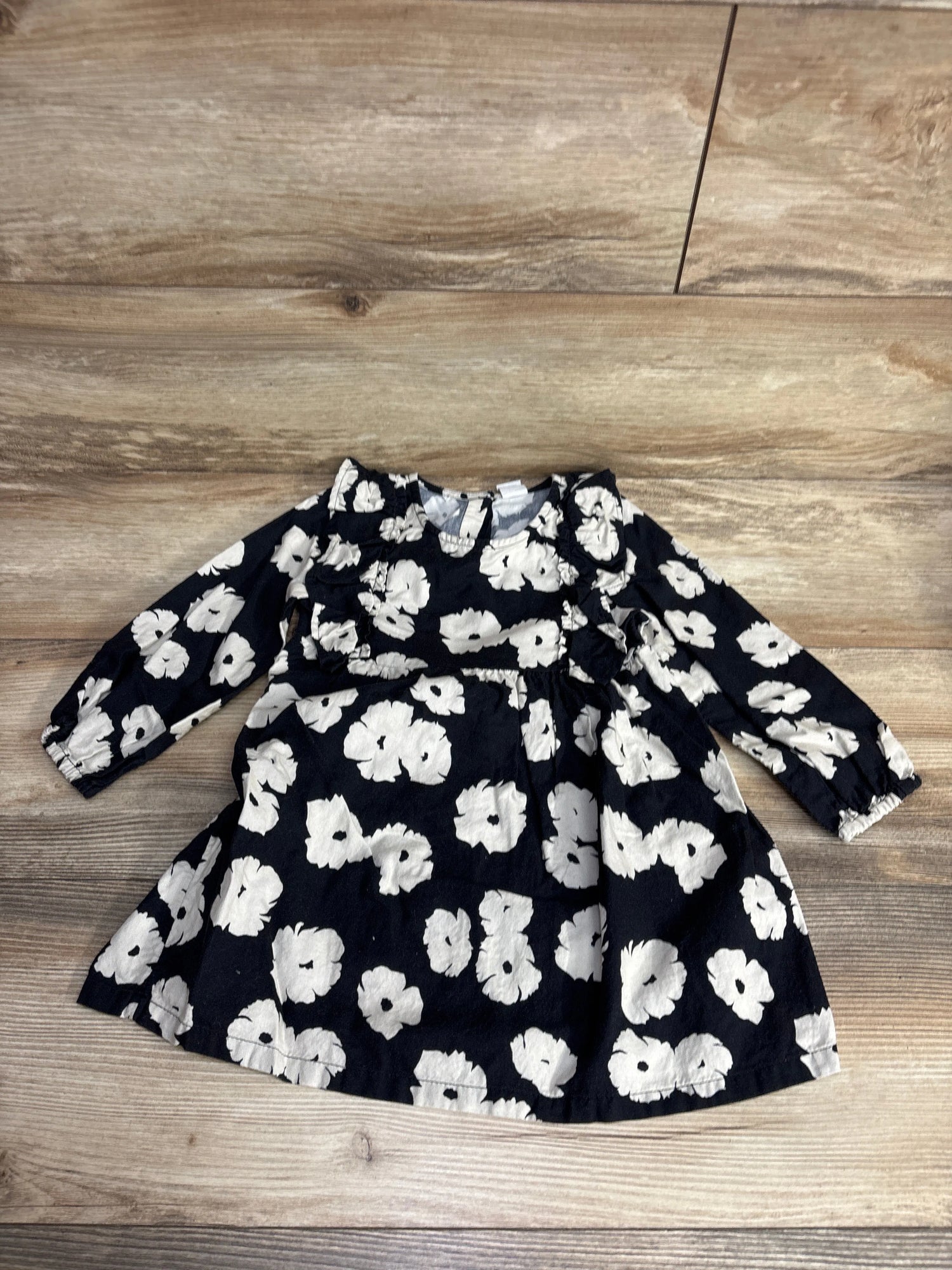 Baby Gap Floral Dress Black sz 3T