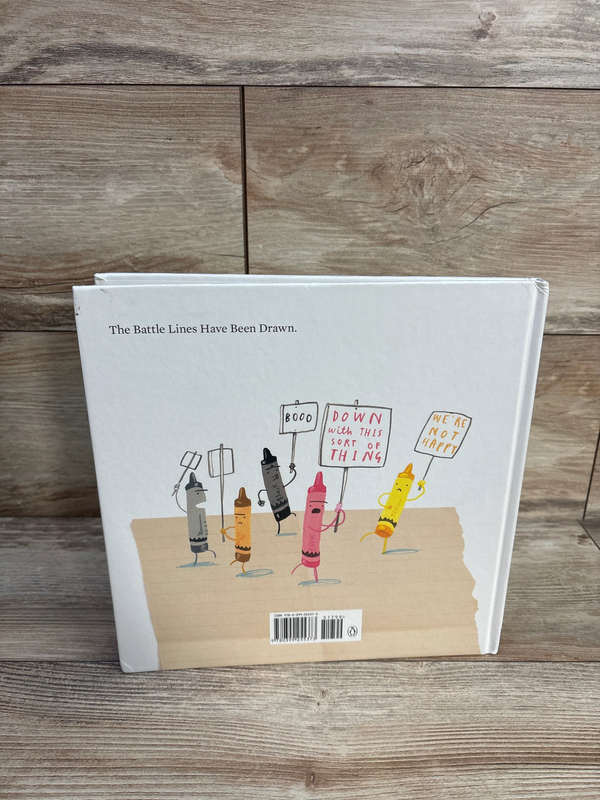 The Day the Crayons Quit Hardcover Book