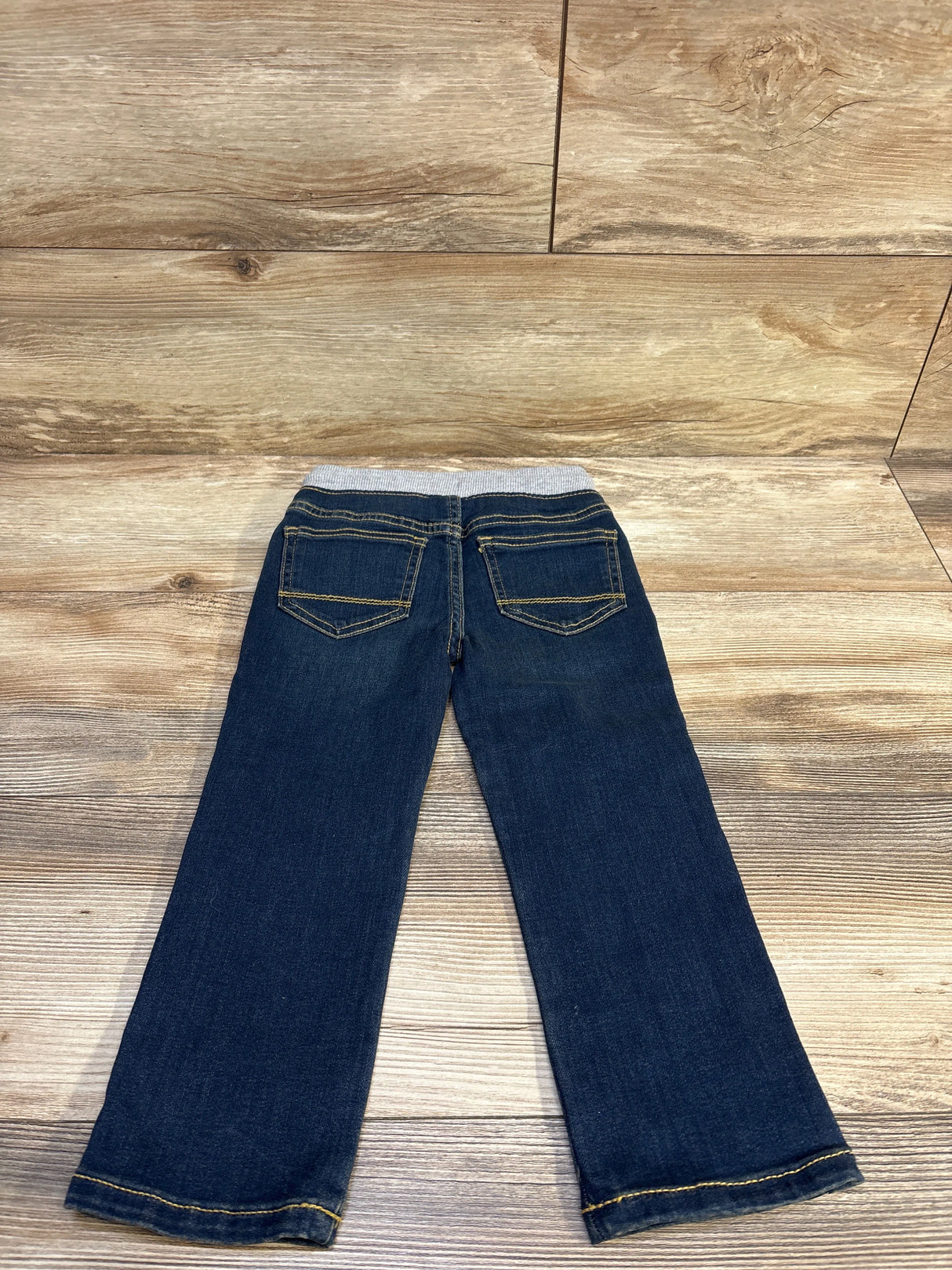 Cat & Jack Drawstring Straight Jeans Blue sz 3T
