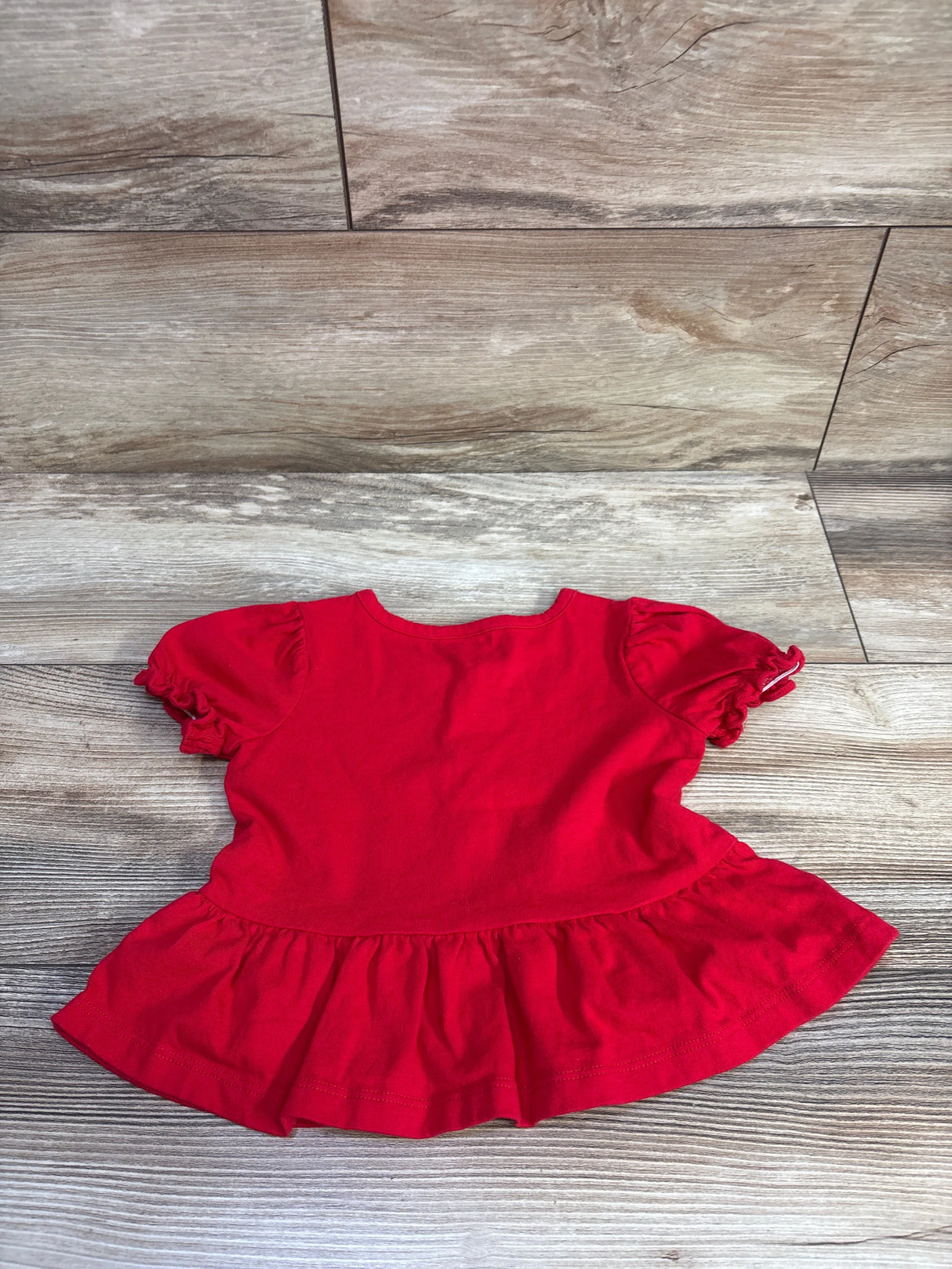 Janie & Jack Bow Peplum Top Red sz 2T