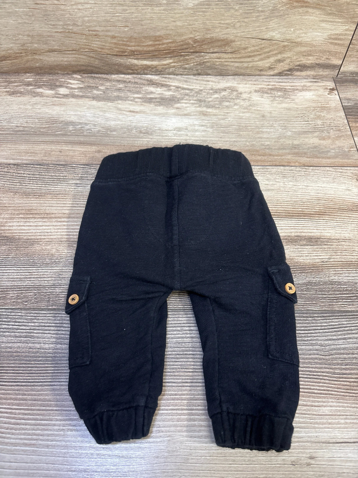 Honest Baby Easy Fit Cargo Sweatpants Black sz 0-3m
