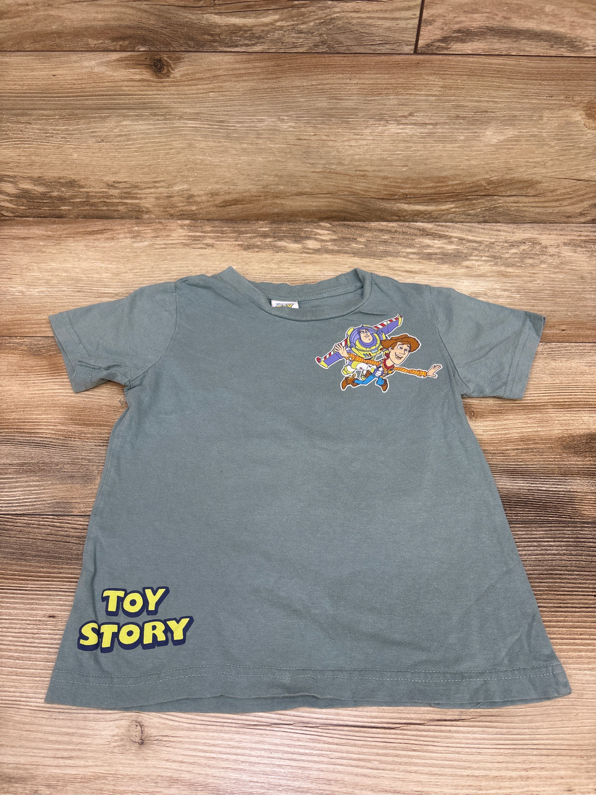 Disney Pixar Toy Story Shirt Green sz 4T