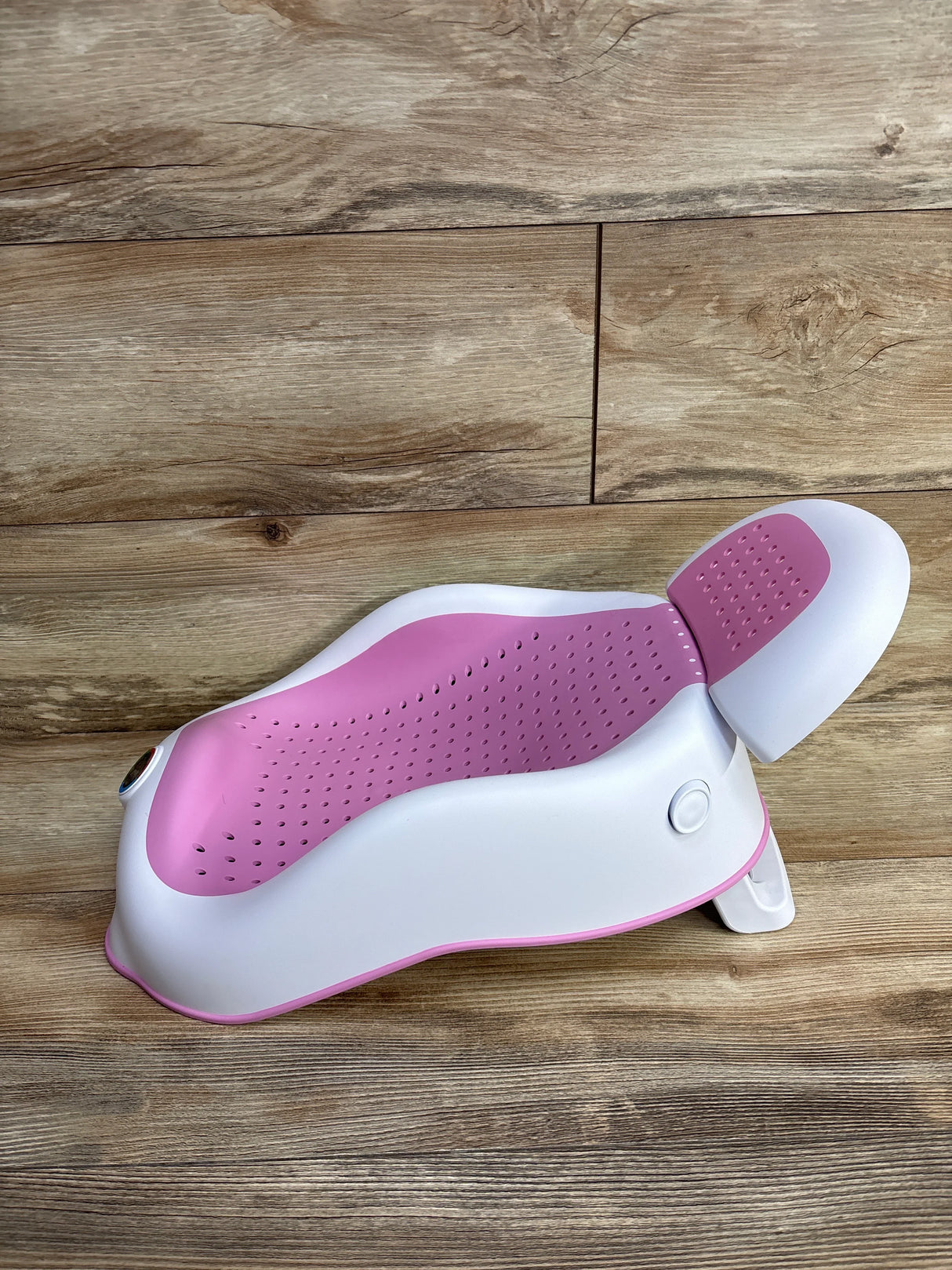 MAIKKB Newborn Baby Bath Support w/ Thermometer - Pink