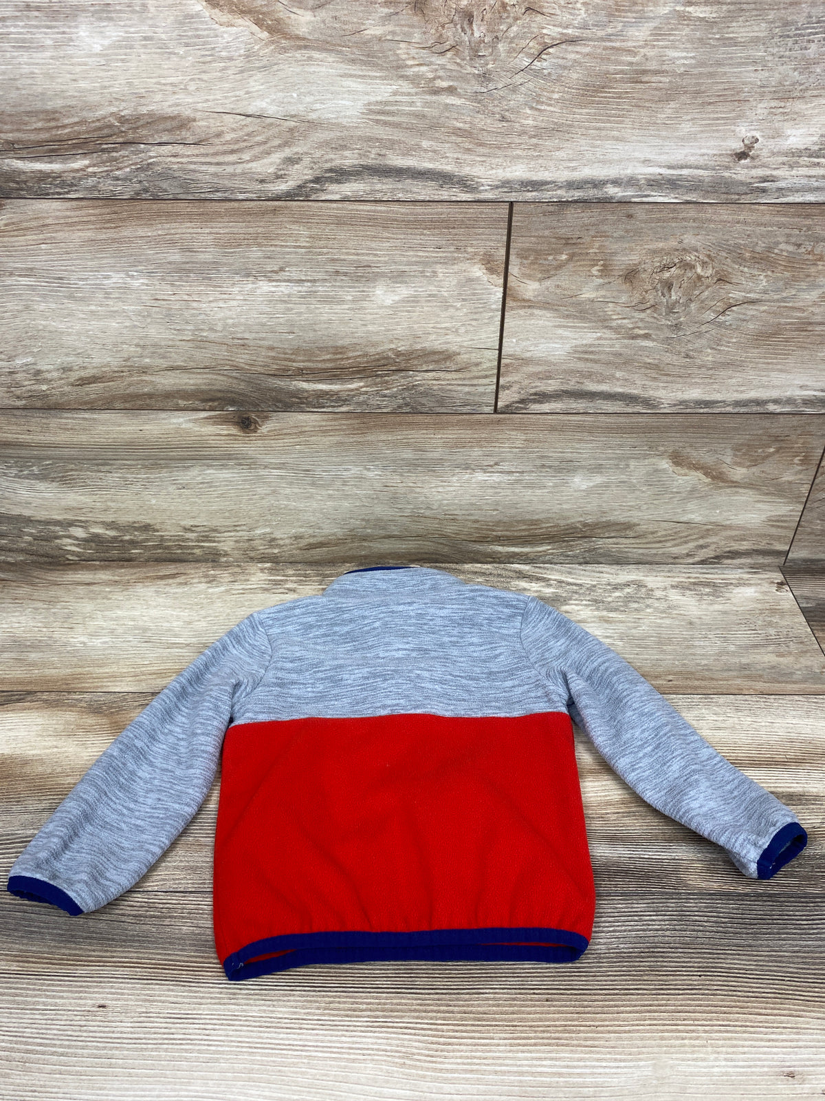Okie Dokie Fleece Quarter Zip Sweatshirt Grey sz 2T