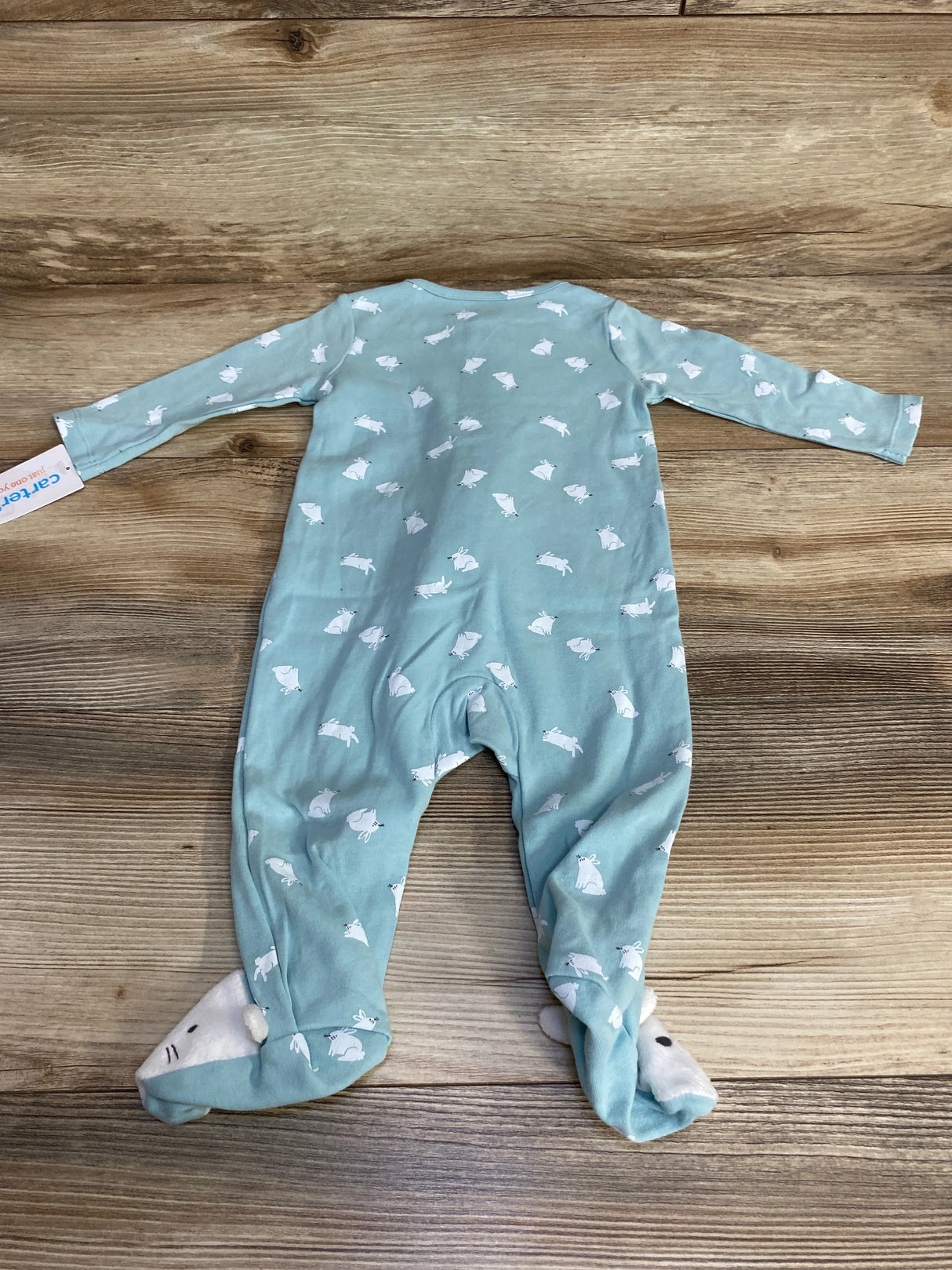 NEW Just One You Bunny Print Sleeper Blue sz 6m - Me n Mommy To Be