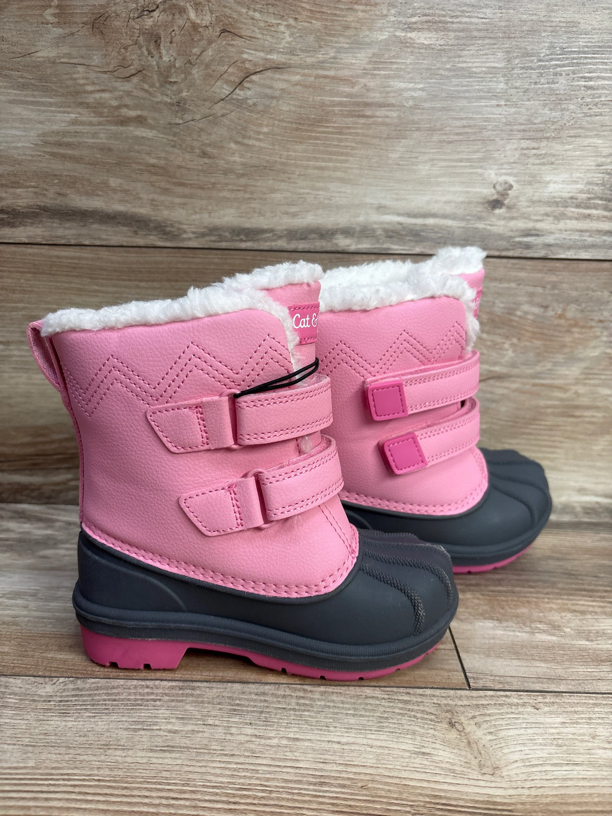 NEW Cat & Jack Denver Winter Boots Pink sz 8c