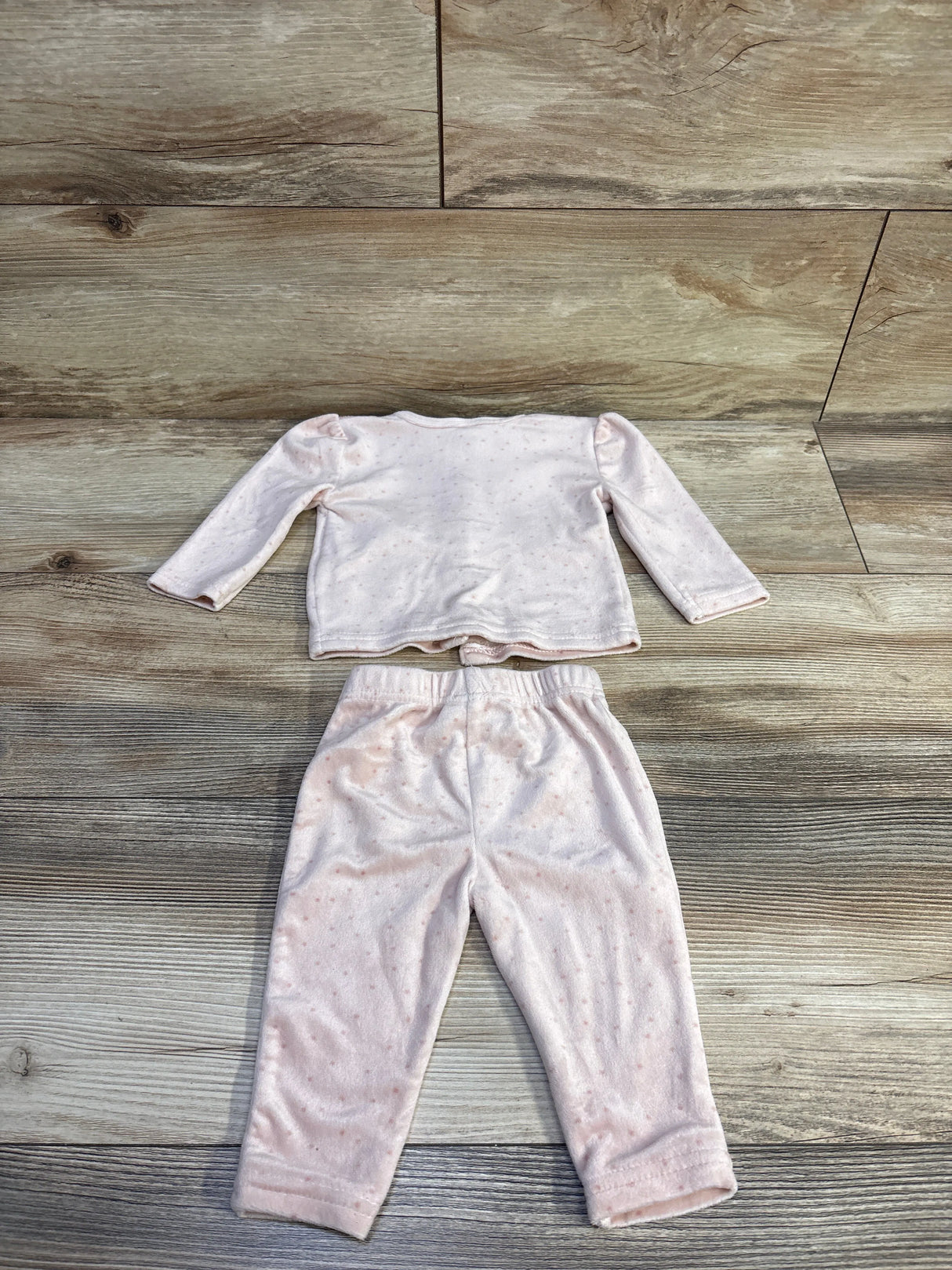 Disney Baby 2pc Bambi Velour Shirt & Pants Set Pink sz 3-6m