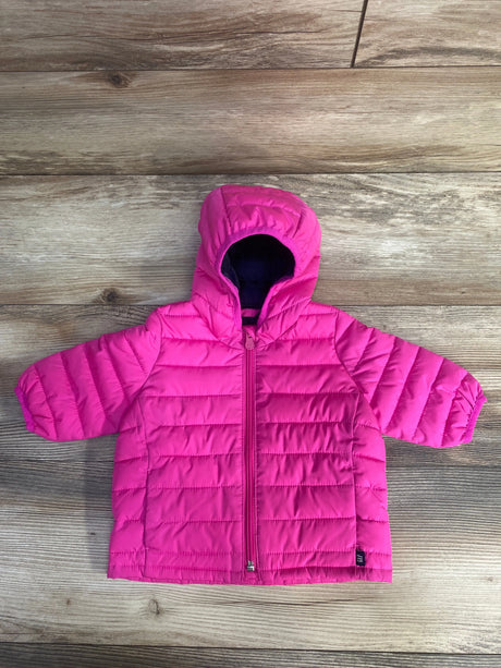 Baby Gap Cold Control Lightweight Puffer Jacket Hot Pink sz 0-6m - Me n Mommy To Be