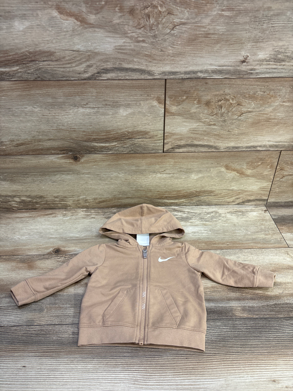 Nike Zip Up Hoodie Tan sz 6m