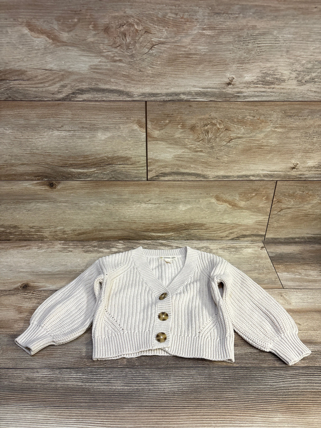 Tucket + Tate Knit Cardigan Beige sz 2T