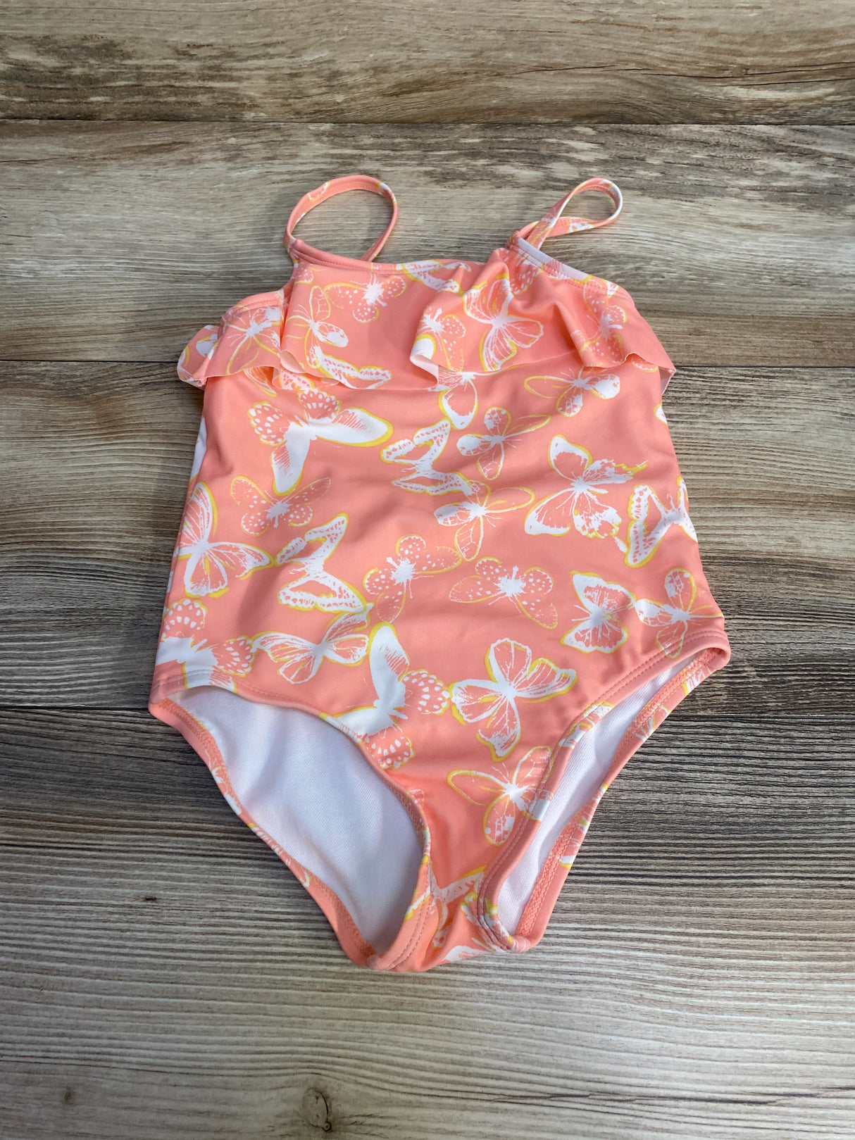 Oshkosh 1pc Butterfly Print Swimsuit Pink sz 3T - Me n Mommy To Be
