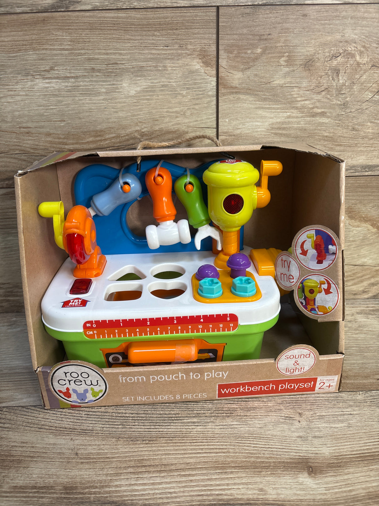 NEW Roo Crew Workbench Playset 8pc