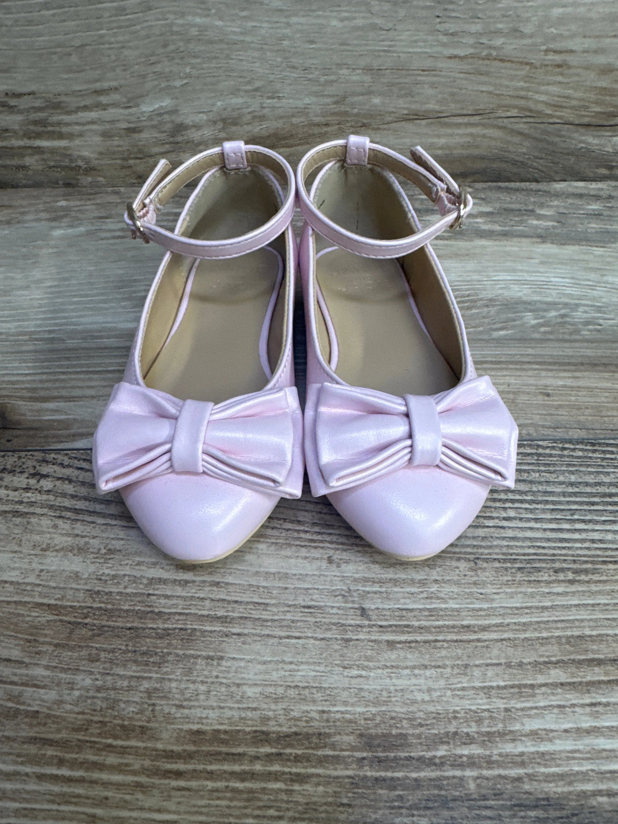 Janie & Jack Patent Bow Ballet Flat in Cotton Candy Pink sz 7c - Me n Mommy To Be