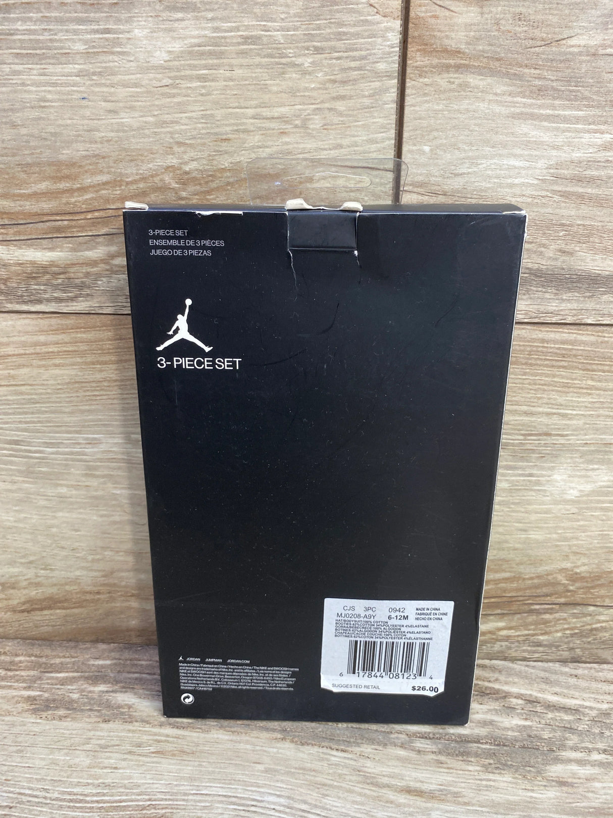 NEW NIke 3pc Hat & Bodysuit Box Set Pink sz 6-12m