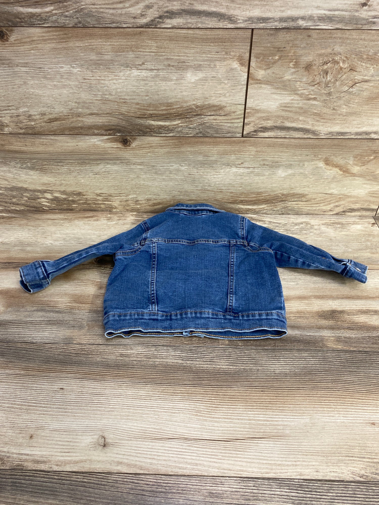 Old Navy Denim Button Up Jumper Light Blue sz 12-18m