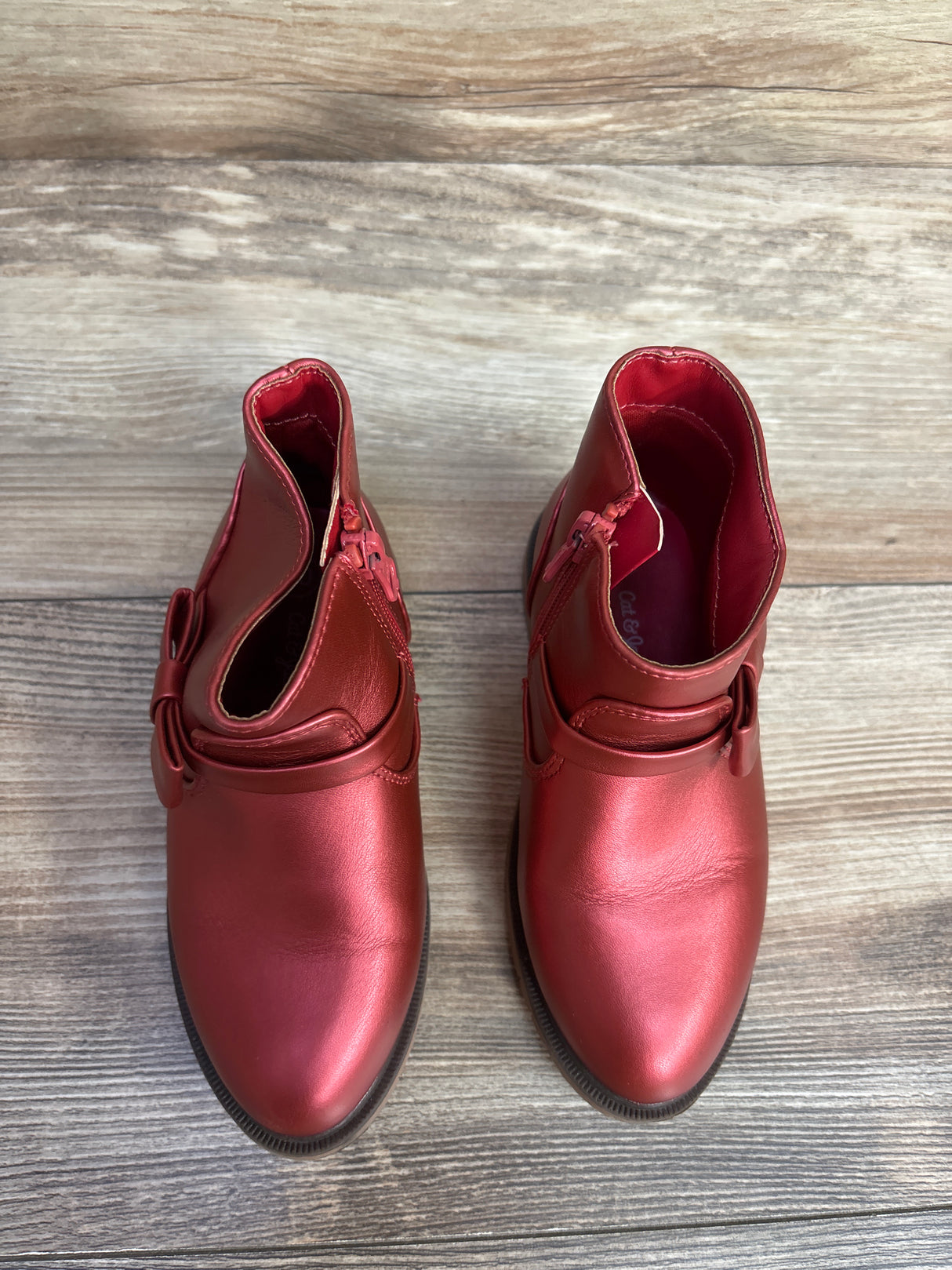 Cat & Jack Harmony Fashion Boots red sz 10c