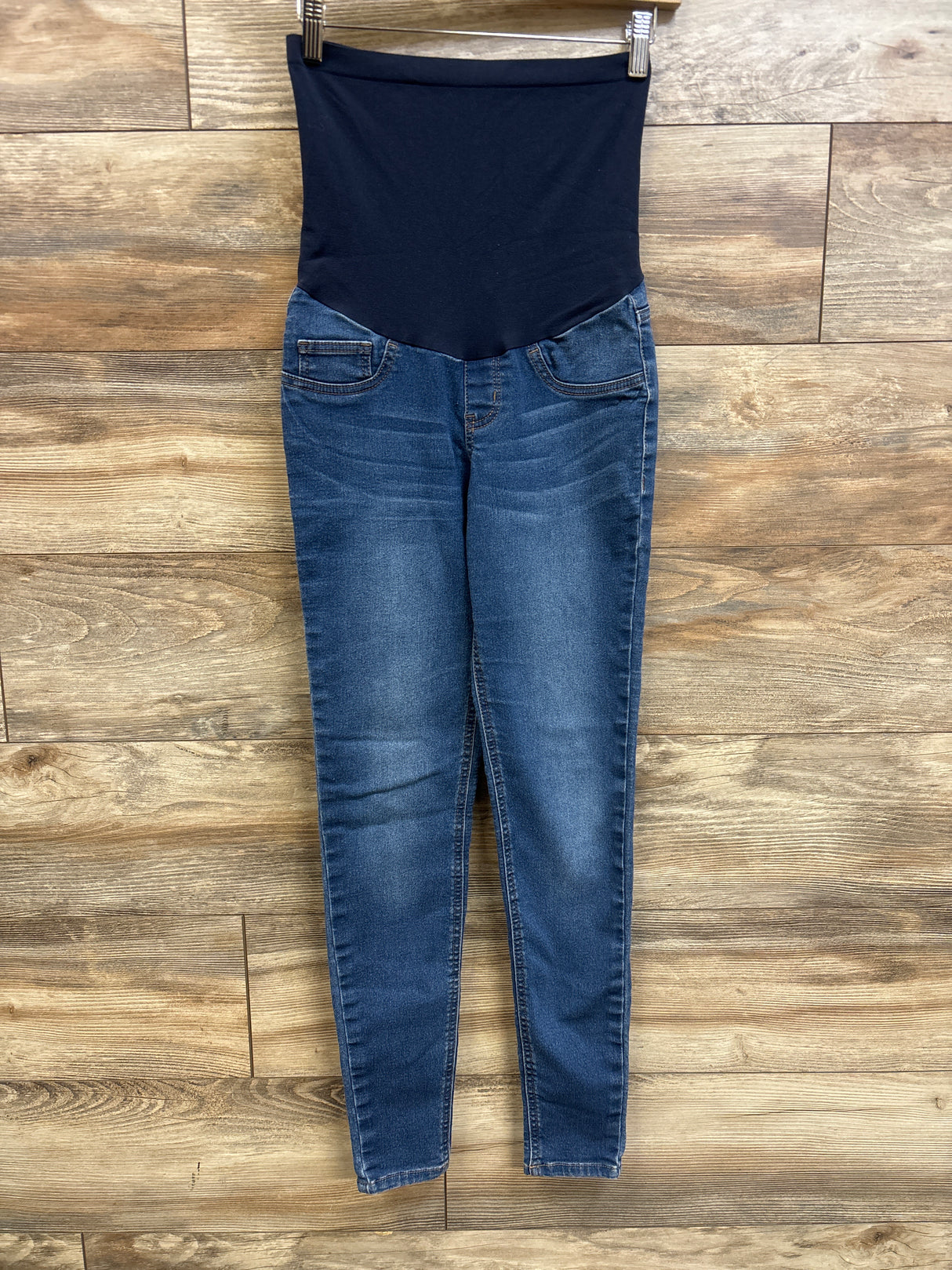 Indigo Blue Maternity Full Panel Jeans Blue sz Small