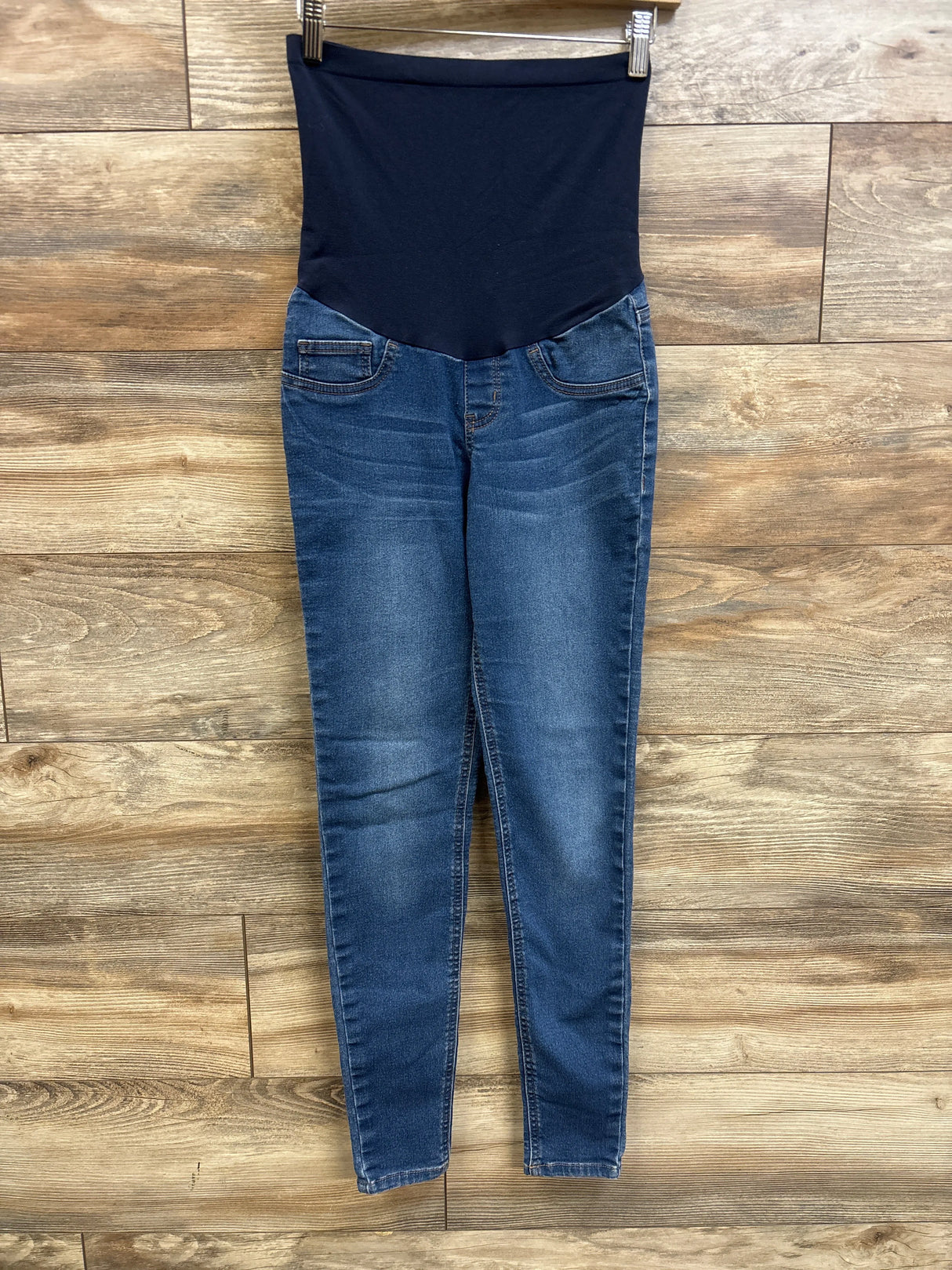 Indigo Blue Maternity Full Panel Jeans Blue sz Small