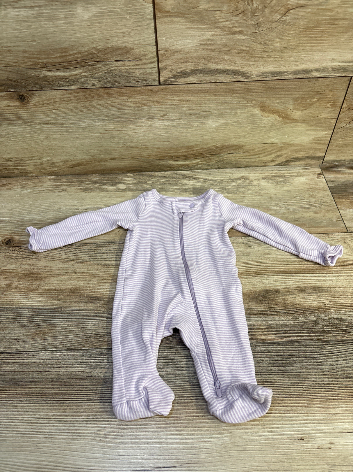 Just One You Striped Sleeper Purple sz Newborn