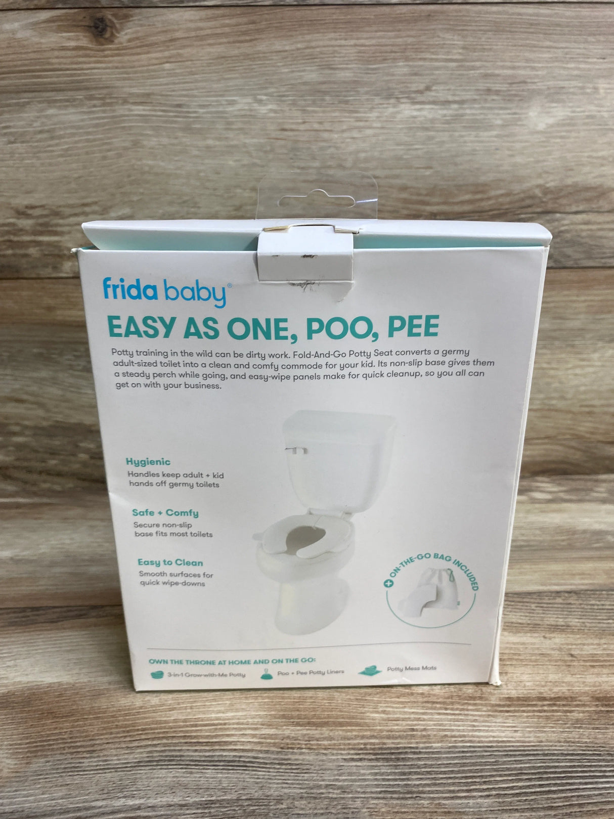 Frida Baby Fold-And-Go Potty Seat - White