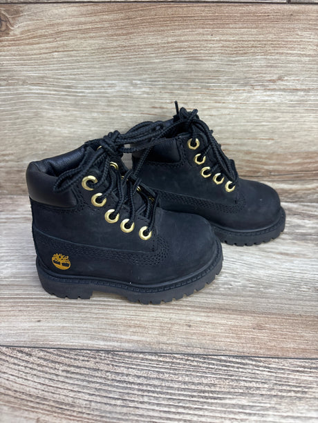 Timberland 6" Waterproof Boots in Black sz 4c - Me n Mommy To Be