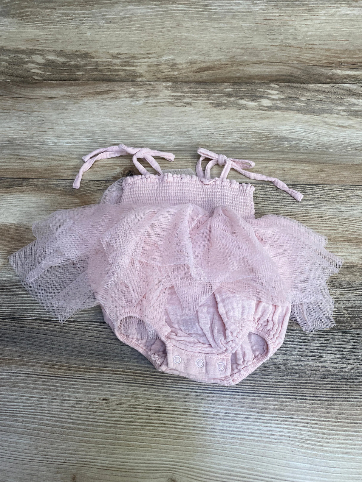 Tullabee Smocked Tutu Bubble Pink sz 6-12m - Me n Mommy To Be