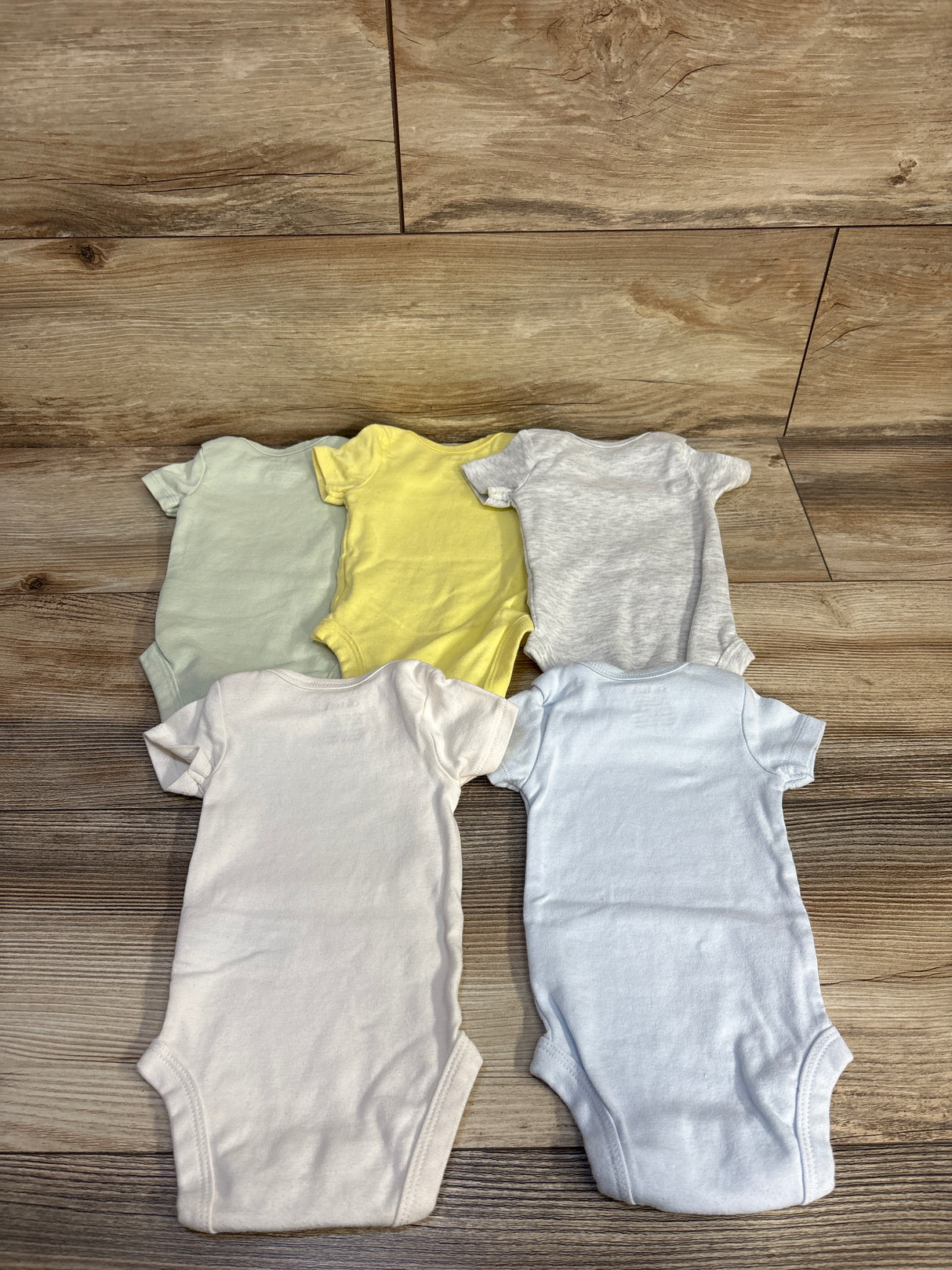 Carter's 5pk Farm Animal Bodysuits Yellow sz Newborn