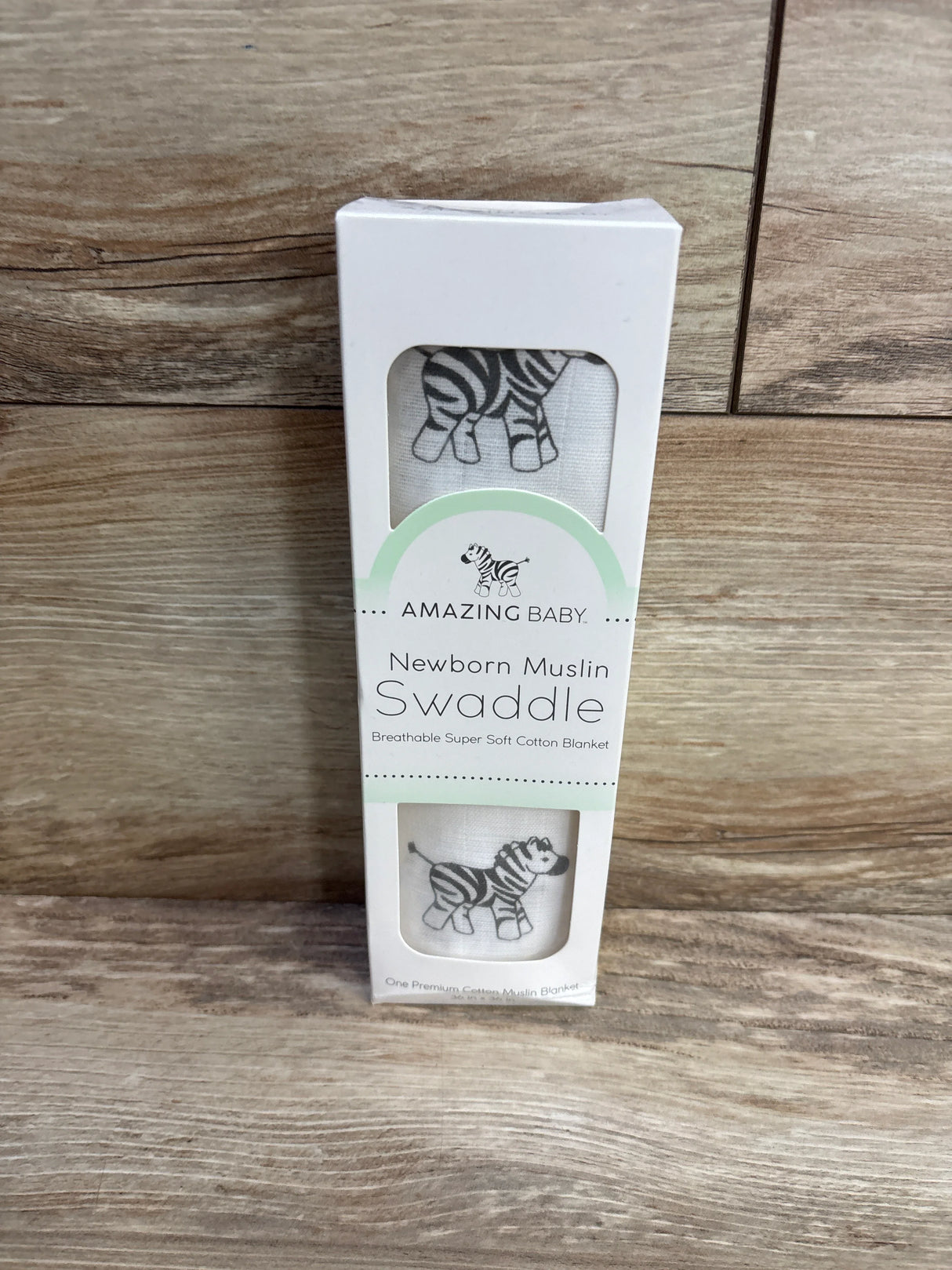 NEW Amazing Baby Zebra Muslin Swaddle Blanket