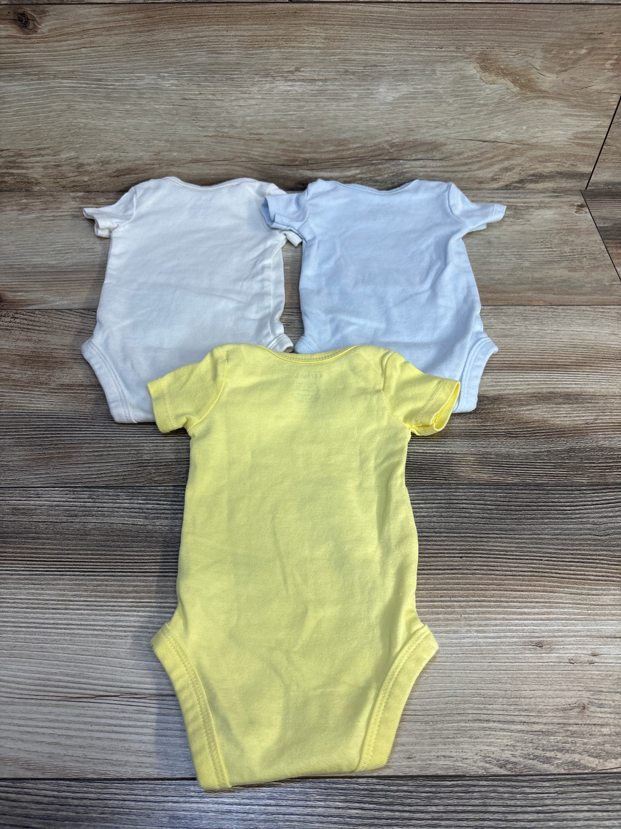 Carter's Short Sleeve 3pk Bodysuits Yellow sz Newborn