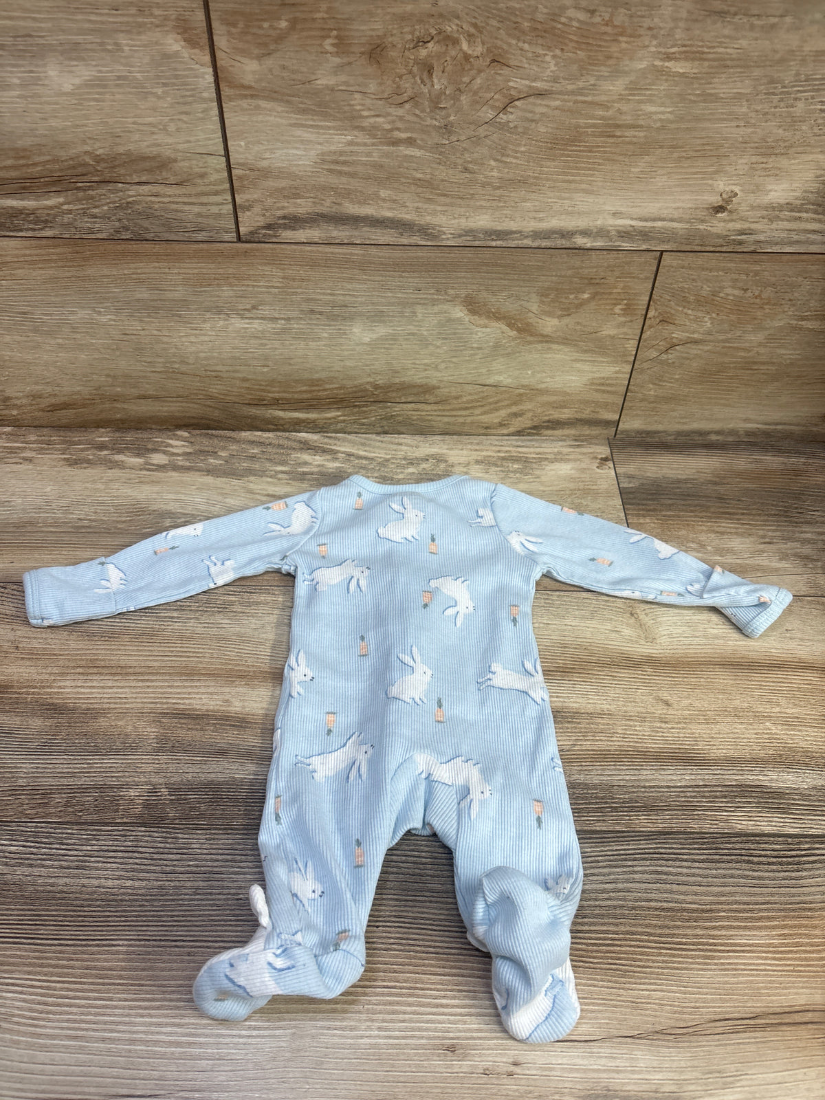Child Of Mine Ribbed Sleeper Blue sz Newborn