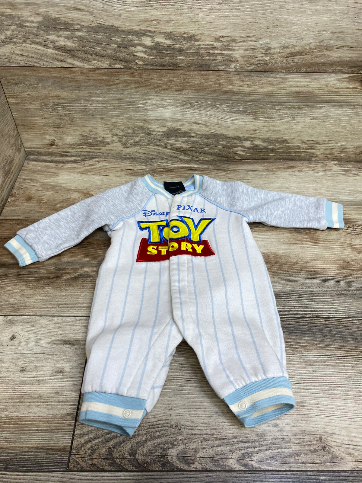 Boxlunch x Disney Pixar Toy Story Striped Baseball Jersey Coverall White sz 6m