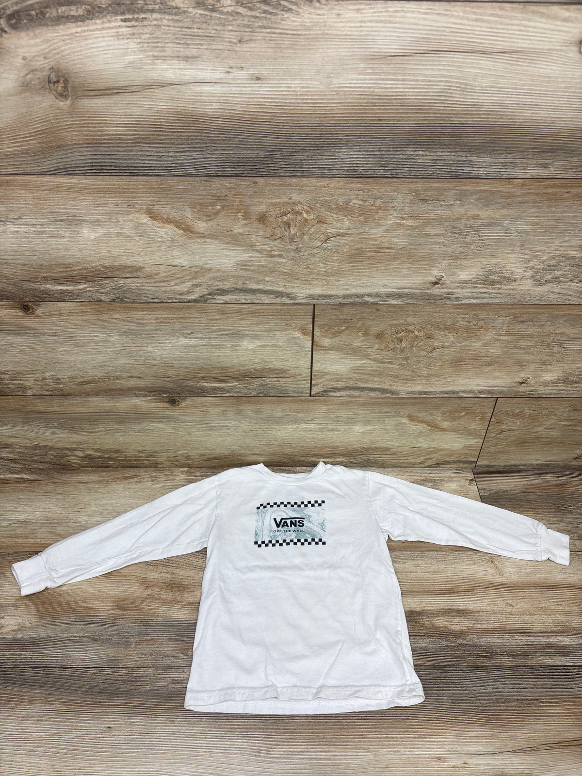 Vans Long Sleeve Shirt White sz 4T