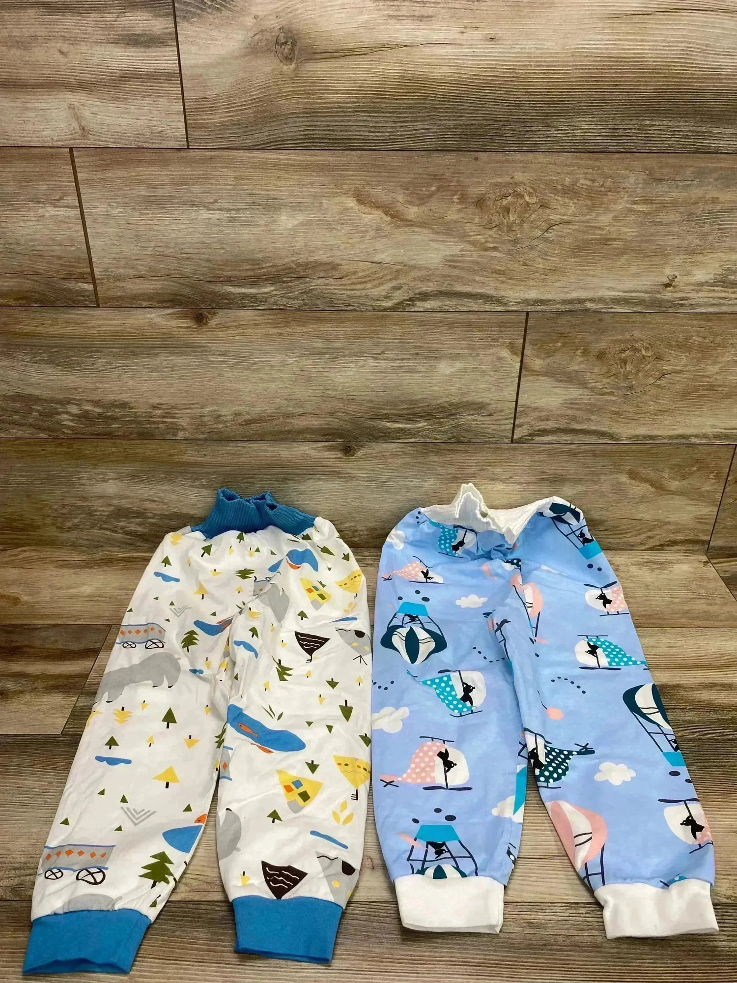 2pk Waterproof Training Pants White/Blue sz 4-8 - Me n Mommy To Be