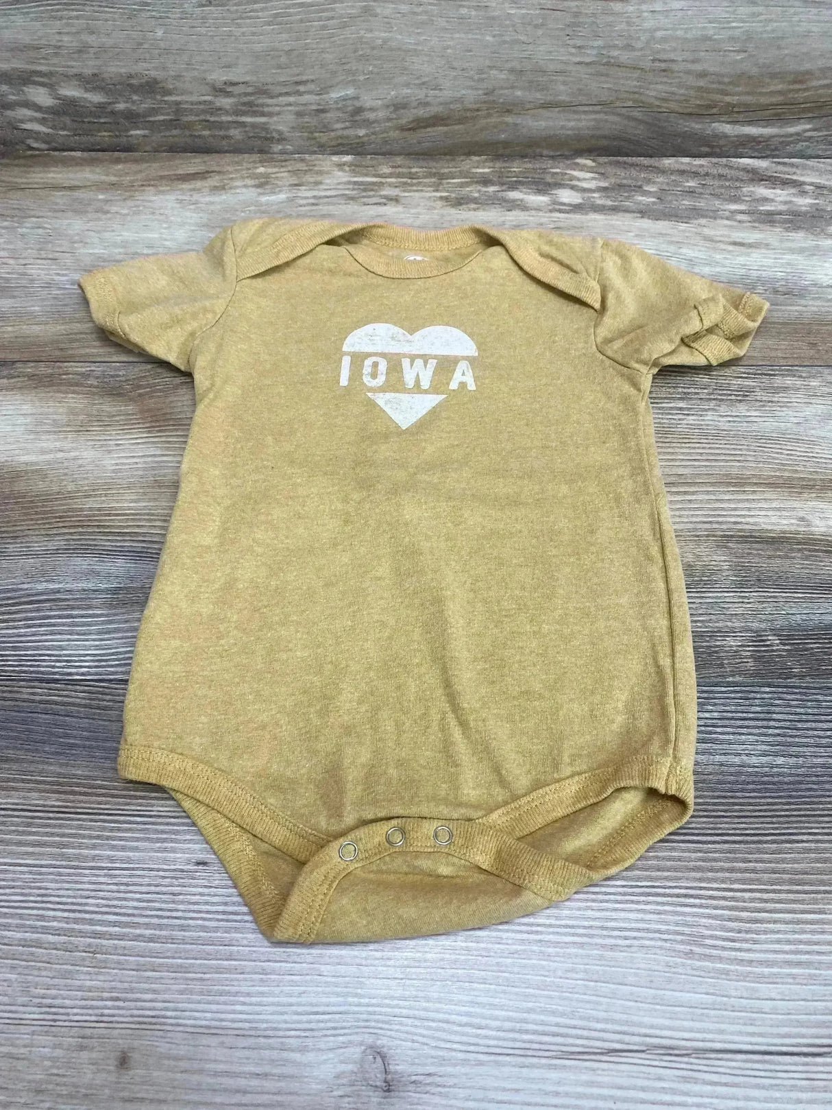 Home Free Iowa Bodysuit Yellow sz 24m - Me n Mommy To Be