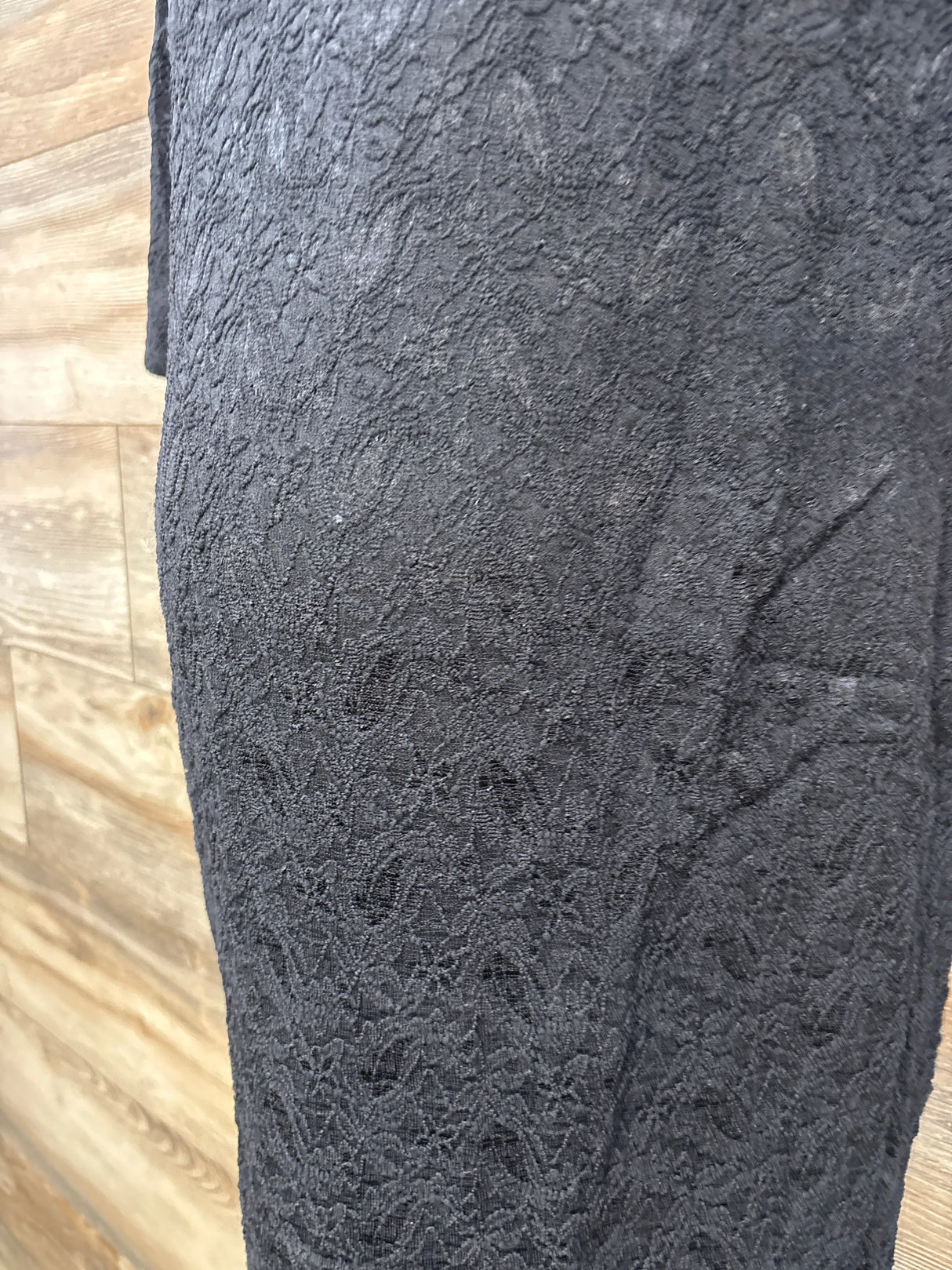 Pink Blush Lace Fitted 3/4 Sleeve Dress Black sz Medium - Me n Mommy To Be