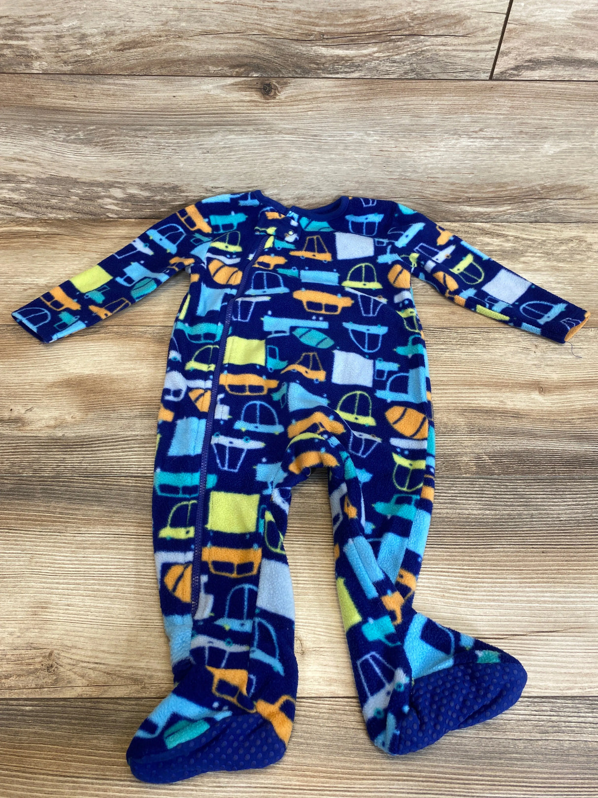 Dunnes Stores Car Print Blanket Sleeper Blue sz 9-12m - Me n Mommy To Be