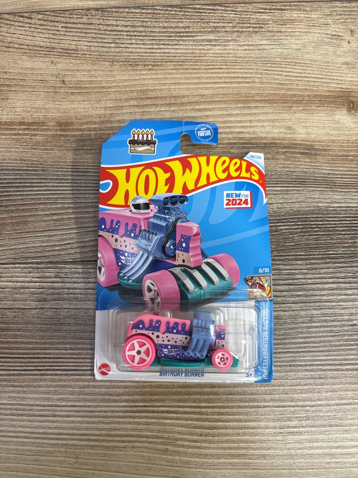NEW Hot Wheels HW Celebration Racers Birthday Burner Pink