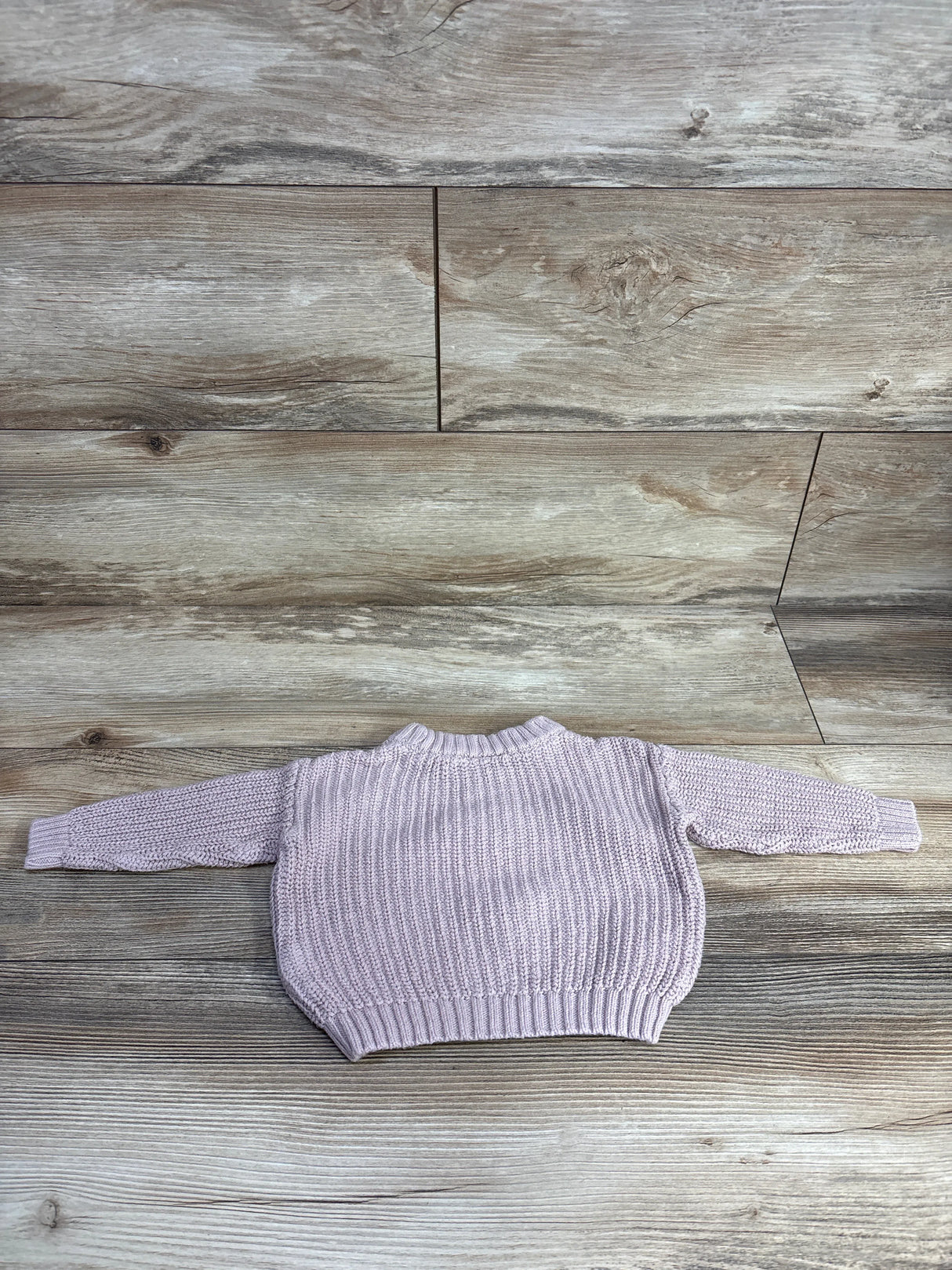 Little Co Chunky Knit Pull Over Sweater Pink sz 6m